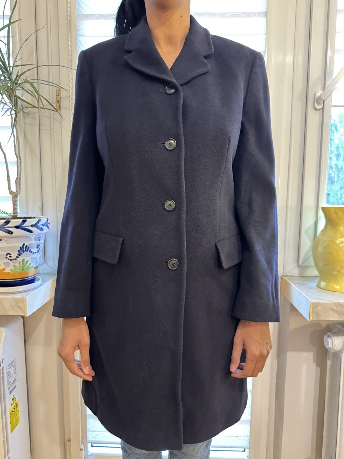 Burberry Classic Burberry Wool & Cashmere Coat Size S / US 4 / IT 40 - 2 Thumbnail
