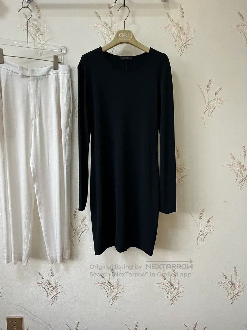 The Row The row Classic Black Dress Size L / US 10 / IT 46 - 1 Thumbnail