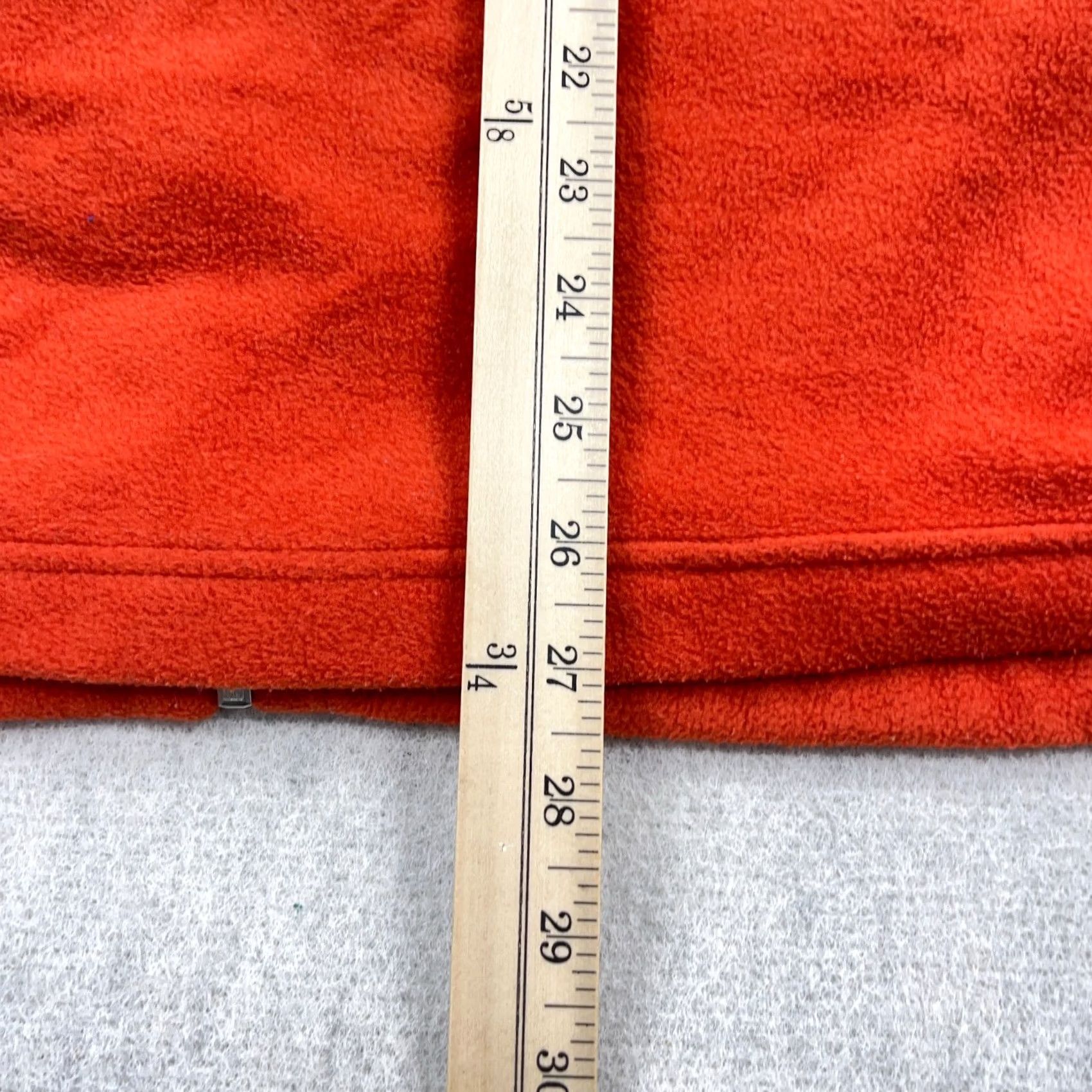 Vintage Columbia Vest Men L Orange Gray Fleece Full Zip Benton Springs Size US L / EU 52-54 / 3 - 6 Thumbnail