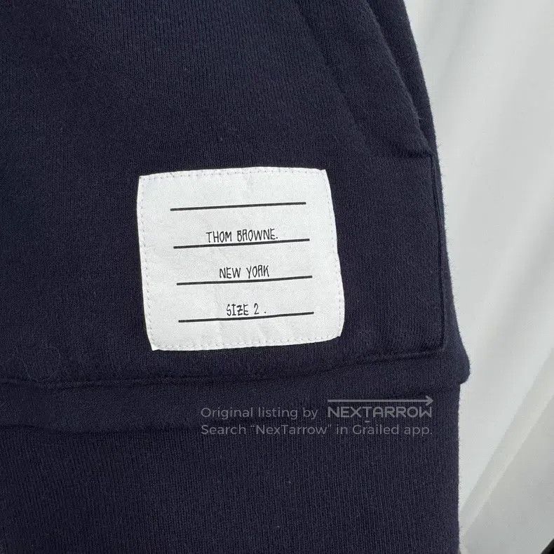 Thom Browne Thom Browne Dark Blue Zip-Up Hoodie Size US M / EU 48-50 / 2 - 5 Thumbnail