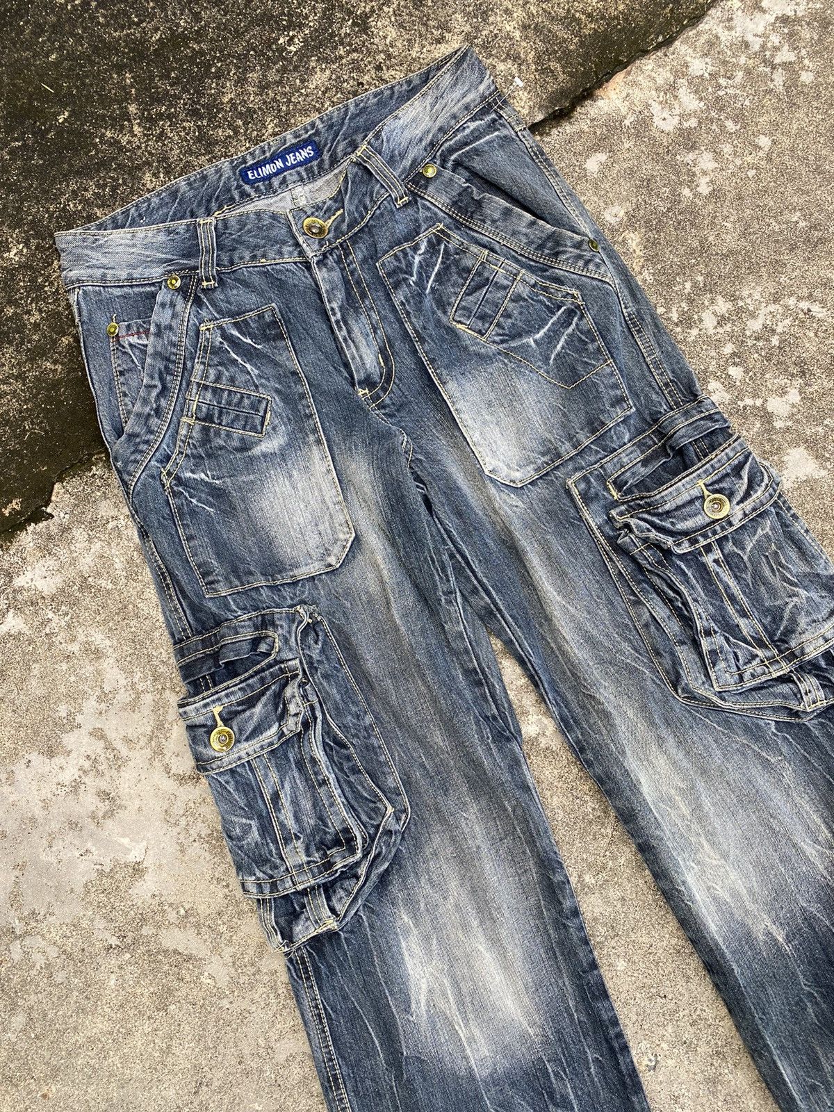 If Six Was Nine ❗️❗️SUPER SICK ELIMON JEANS DENIM PANTS Size US 32 / EU 48 - 4 Thumbnail
