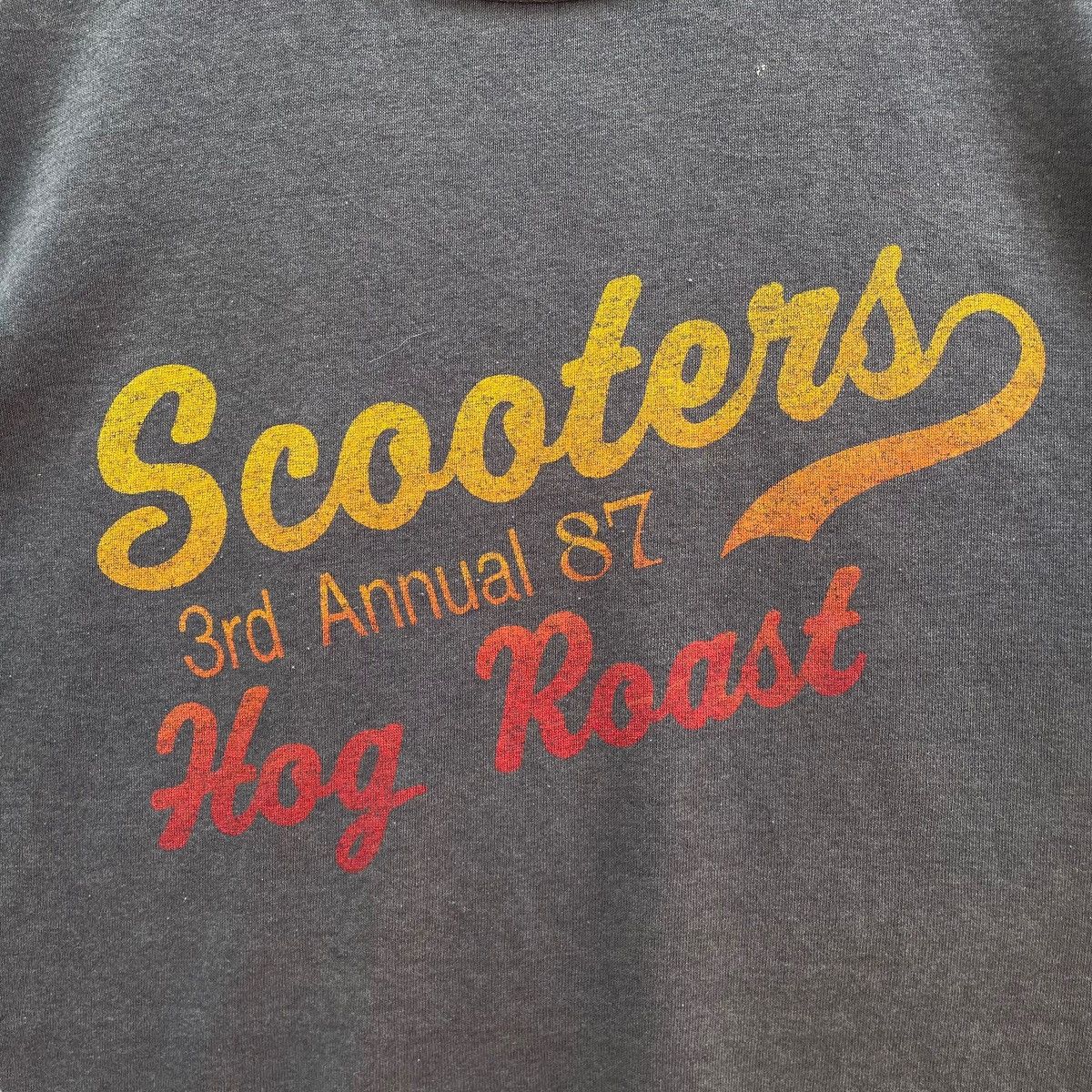 Vintage Vintage 87’s Scooters Hog Roast T-shirt Size US M / EU 48-50 / 2 - 4 Thumbnail