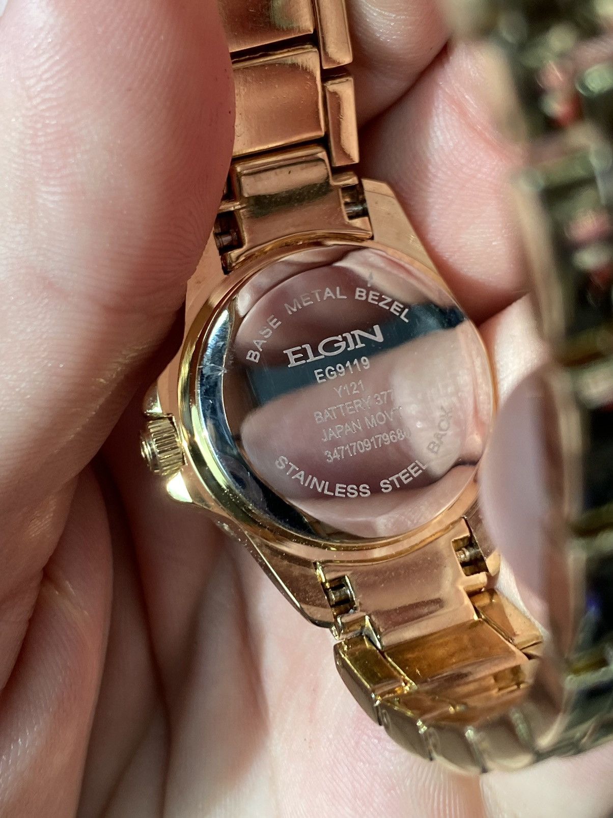 Japanese Brand × Jewelry × Vintage Unique Elgin Watch Virgen de Guadalupe, Gold, Stunning Size ONE SIZE - 11 Thumbnail