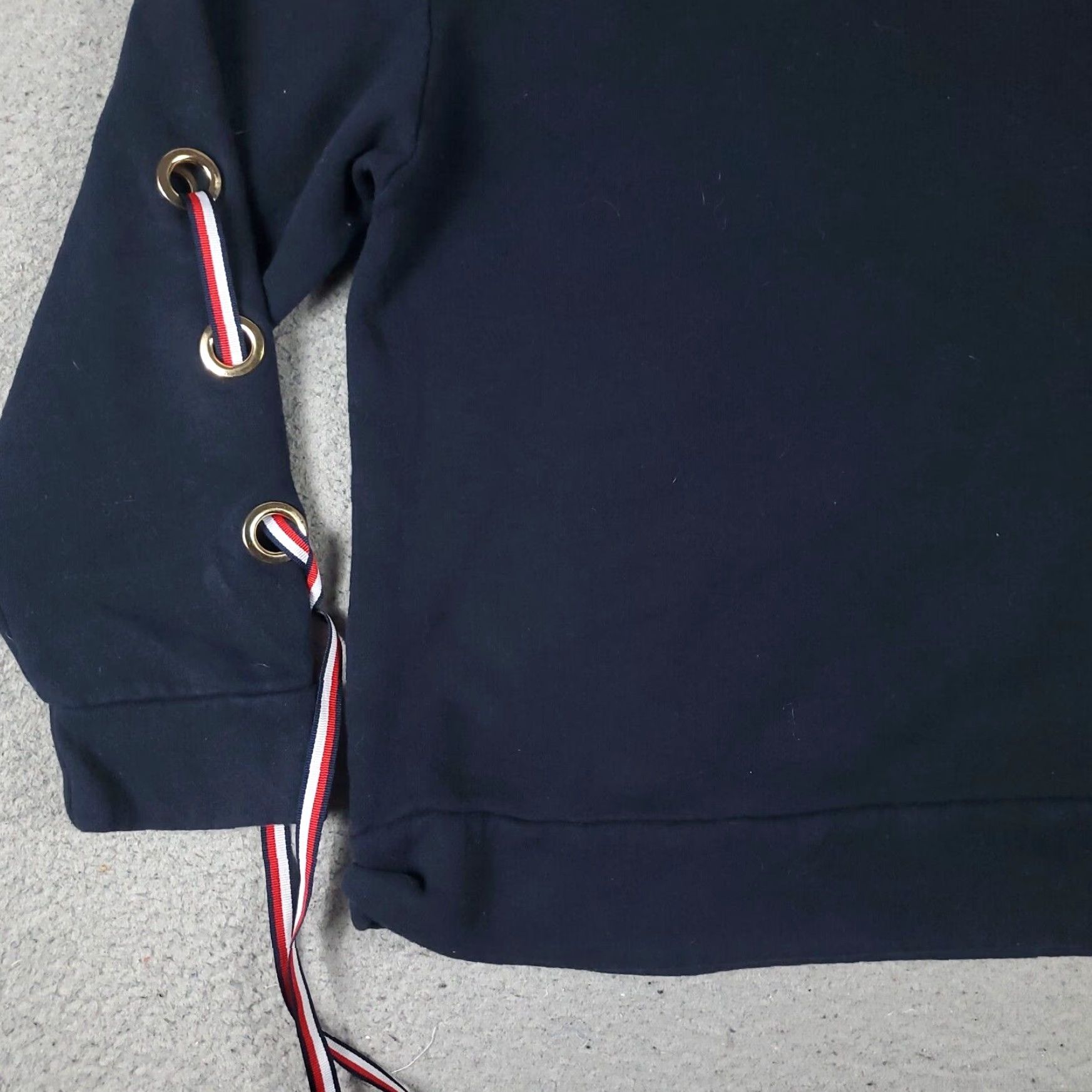 Tommy Hilfiger Tommy Hilfiger Women's Blue Striped Pullover Sweater XL Long Sleeve Size XL / US 12-14 / IT 48-50 - 3 Thumbnail