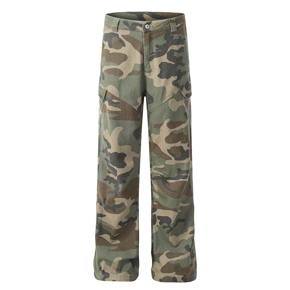 Japanese Brand × Jean American loose camouflage outdoor casual wide-leg trousers Size US 32 / EU 48 - 1 Thumbnail