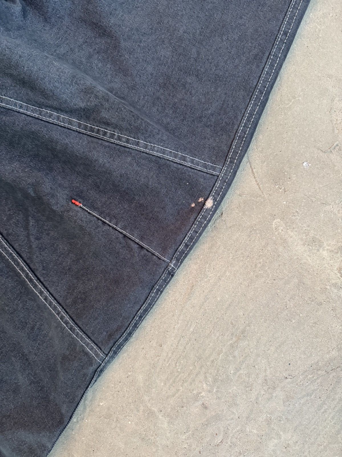 Japanese Brand × Vintage Vintage Workwear Baggy Double Knee Distressed Denim Pants Size US 32 / EU 48 - 5 Thumbnail