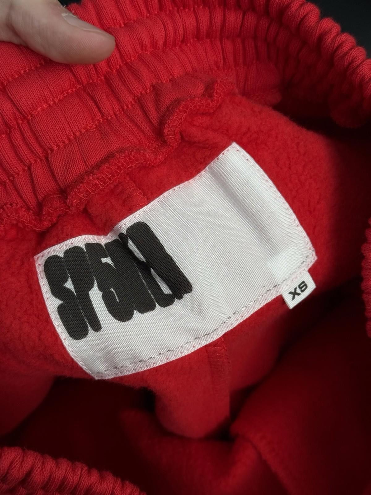 Sp5der Sp5der OG Web V2 Phantom Sweatshort “Red” New Studded (XS) Size US 28 / EU 44 - 7 Thumbnail