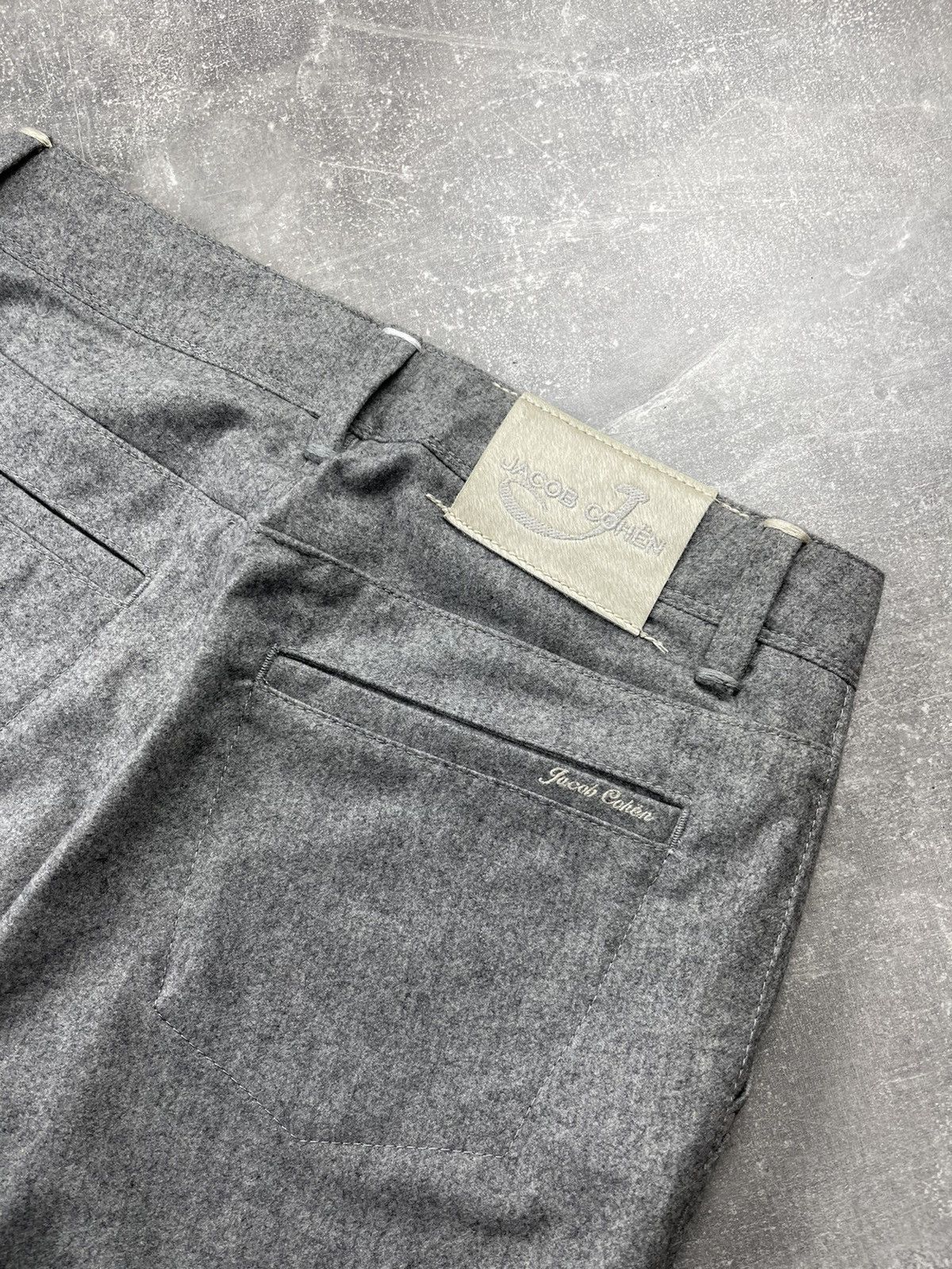Jacob Cohen Jacob Cohen J606 Luxury Classic Edition Gray Wool Pants Size US 31 - 5 Thumbnail