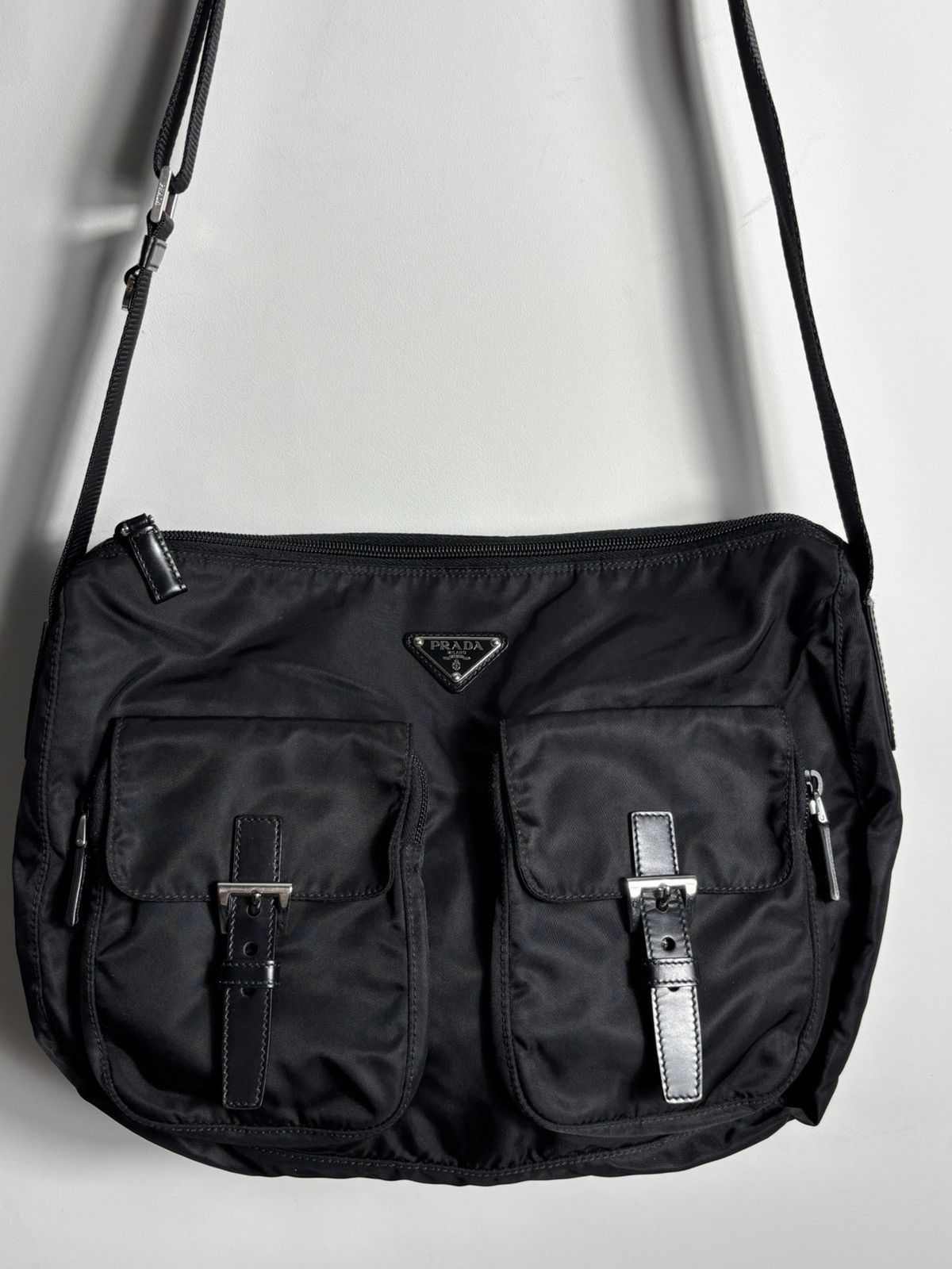 Prada Vintage Prada Cargo Satchel Nylon Bag Size ONE SIZE - 4 Thumbnail