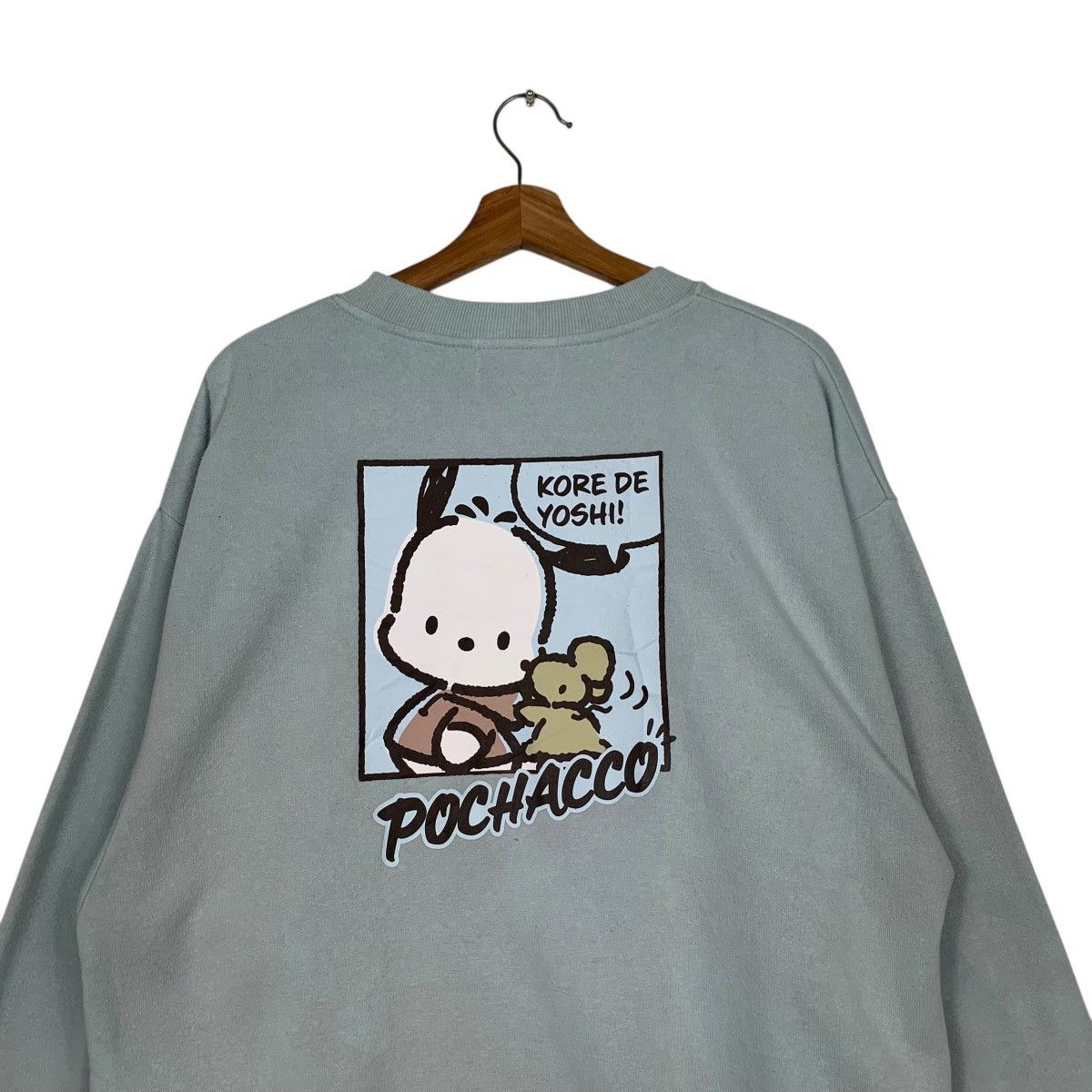 Japanese Brand POCHACCO Cartoon Graphic Crewneck Sweatshirt #2419-C108 Size US L / EU 52-54 / 3 - 2 Thumbnail