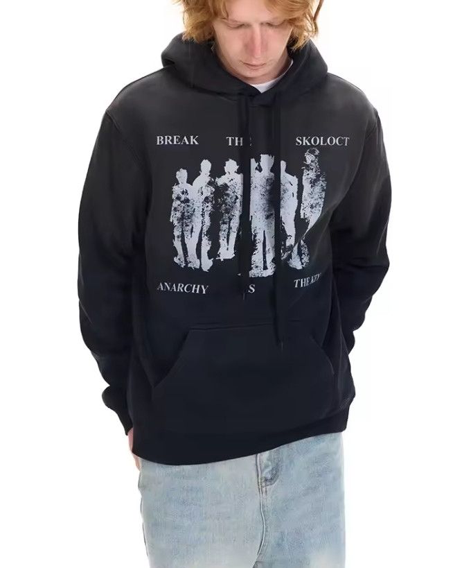 Vintage Spray Gradient Fade Hoodie Y2K Vibe Hype Sweater Tee Winter Size US L / EU 52-54 / 3 - 1 Thumbnail