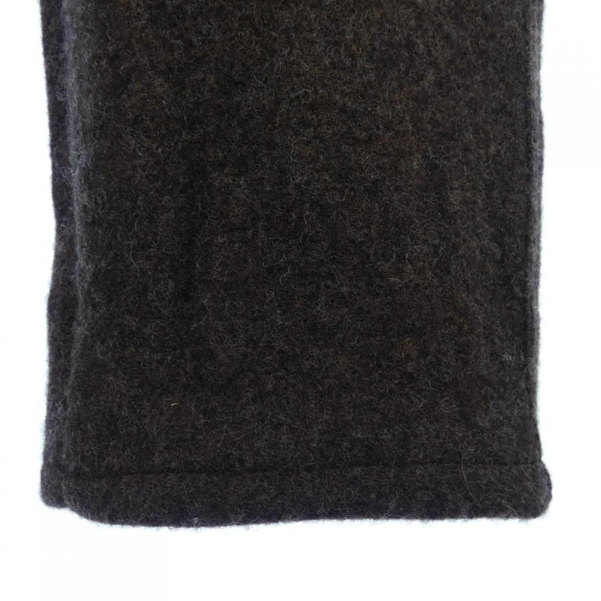 Comme des Garcons SHIRT Cropped Pants Zipper Wool Plain Long Length Brown Size US 38 / EU 54 - 3 Thumbnail