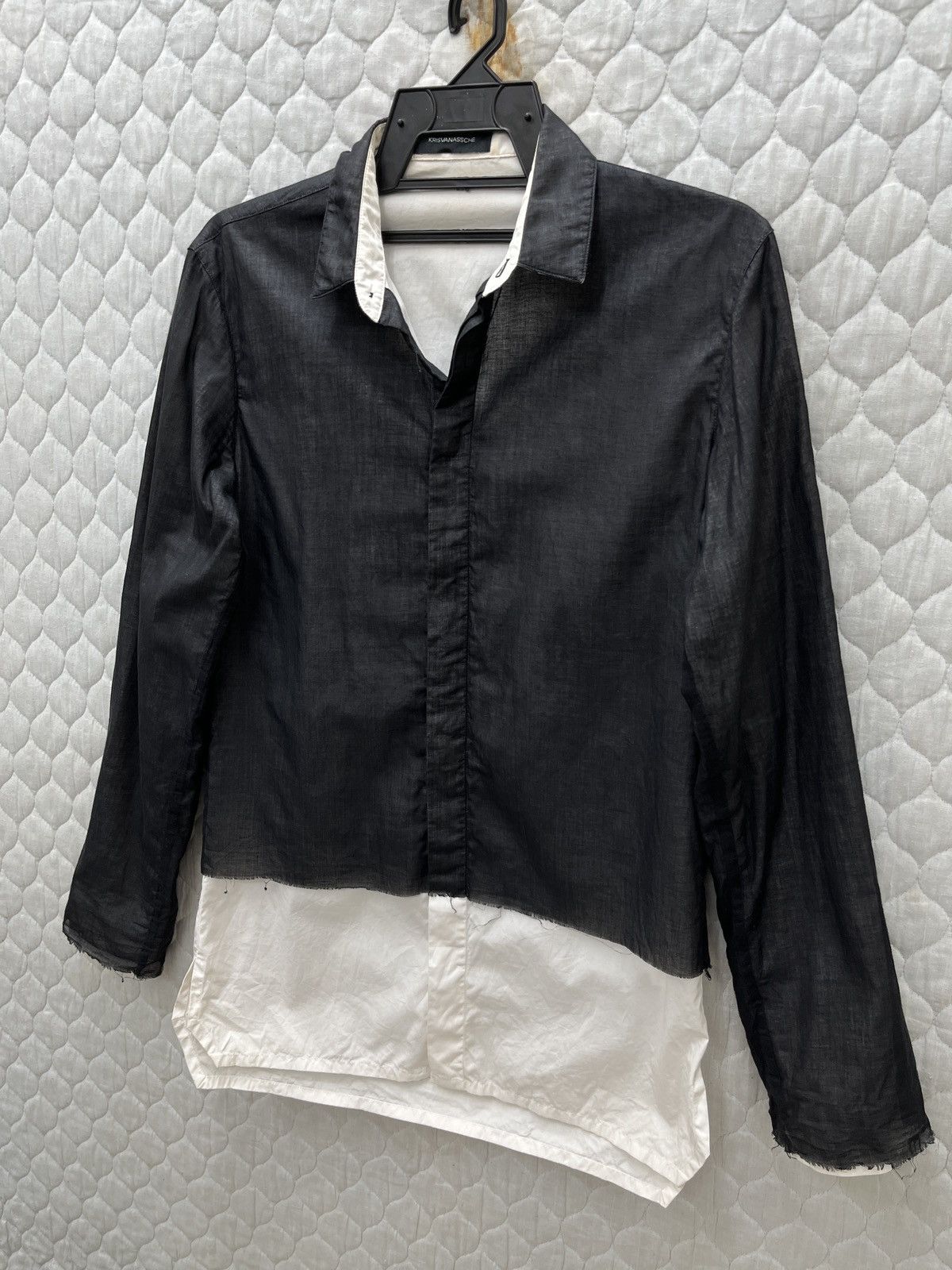 Kris Van Assche 🔥🔥🔥STEALS KRIS VAN ASSCHE RAW CUT SHIRTS Size US S / EU 44-46 / 1 - 3 Thumbnail
