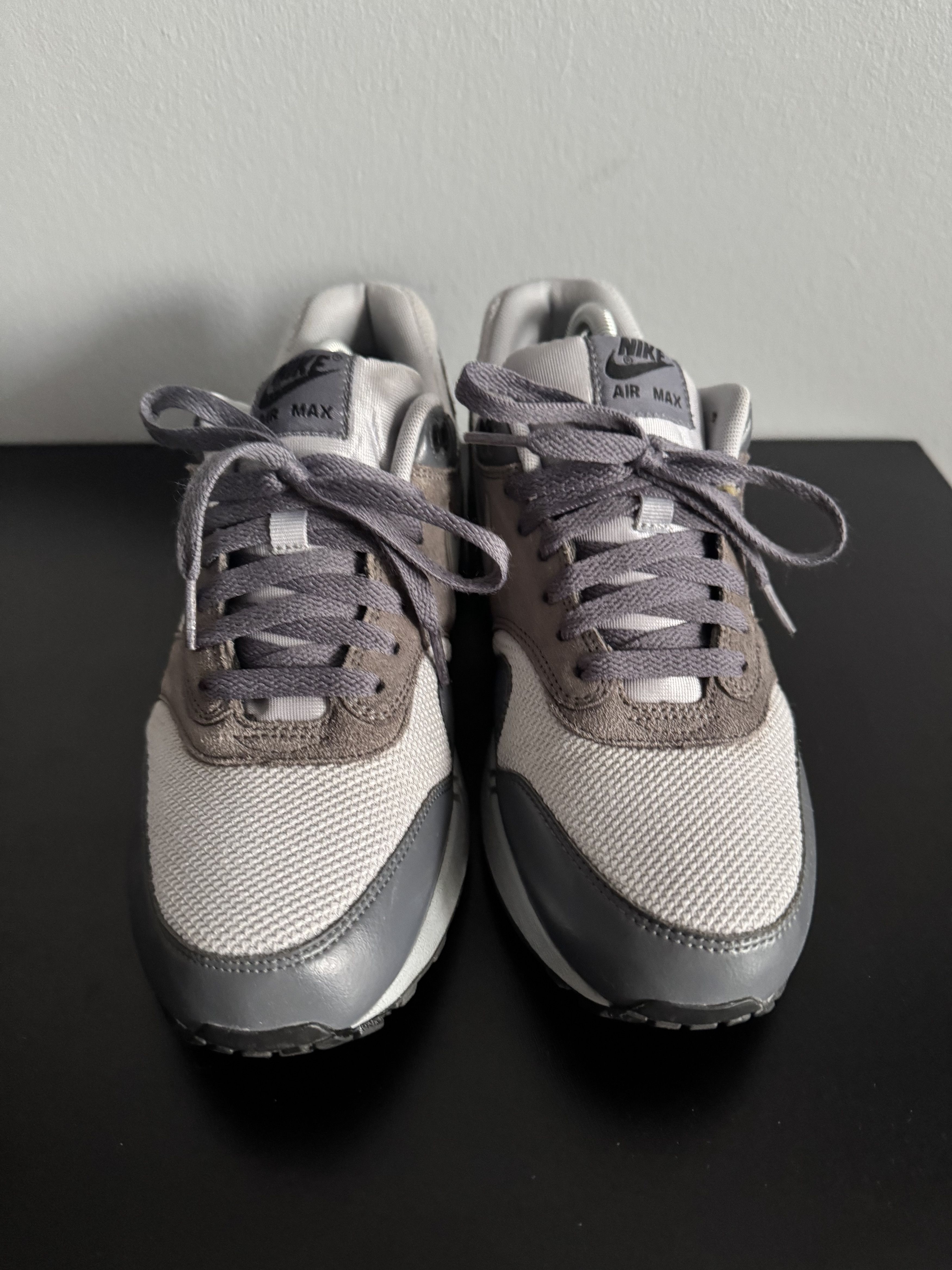 Nike 2015 Nike Air Max 1 Essential Wolf Grey atmos patta OG Size US 9.5 / EU 42-43 - 4 Thumbnail