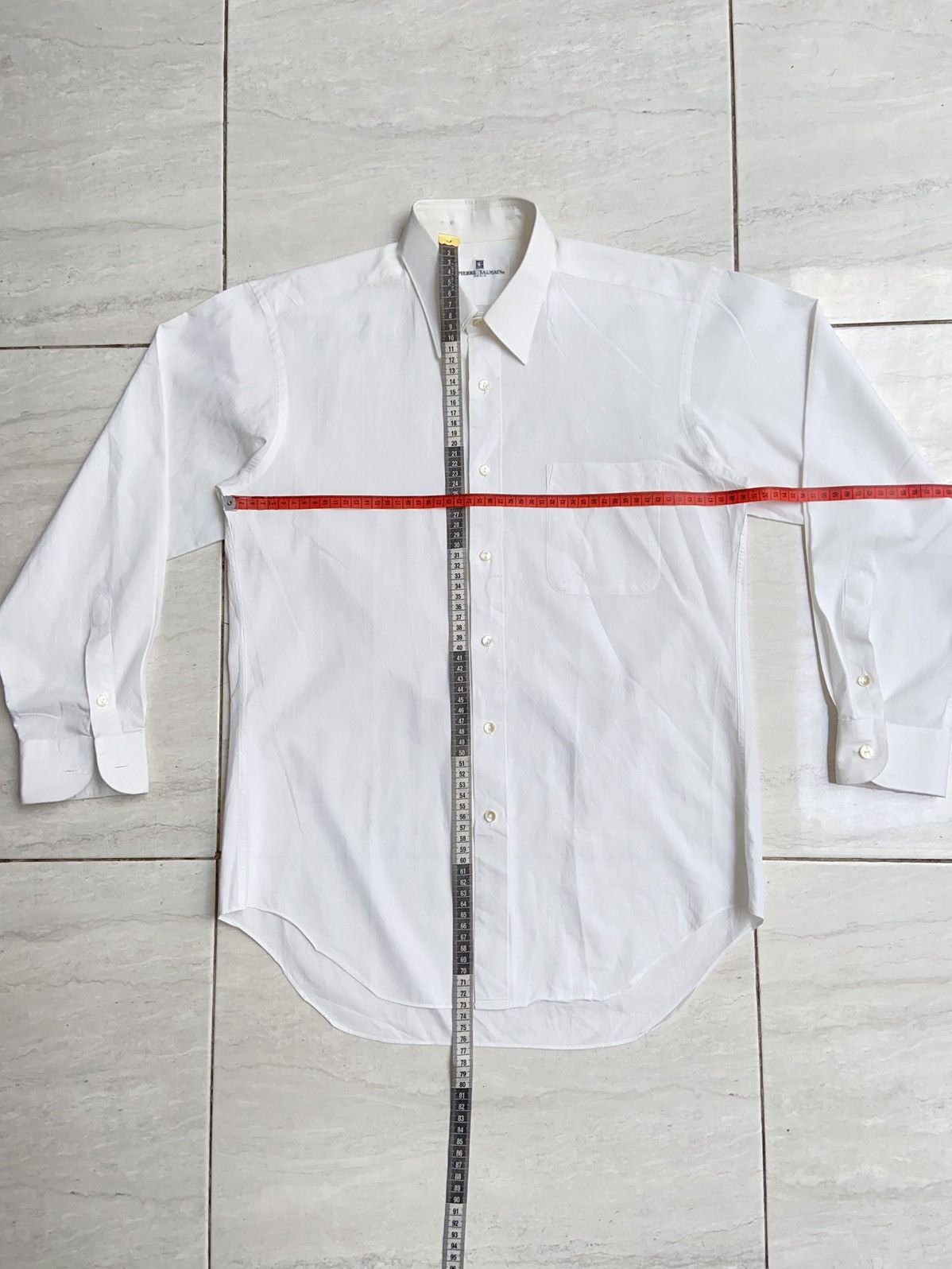 Pierre Balmain PIERRE BALMAIN Paris White Shirt Size US S / EU 44-46 / 1 - 7 Thumbnail