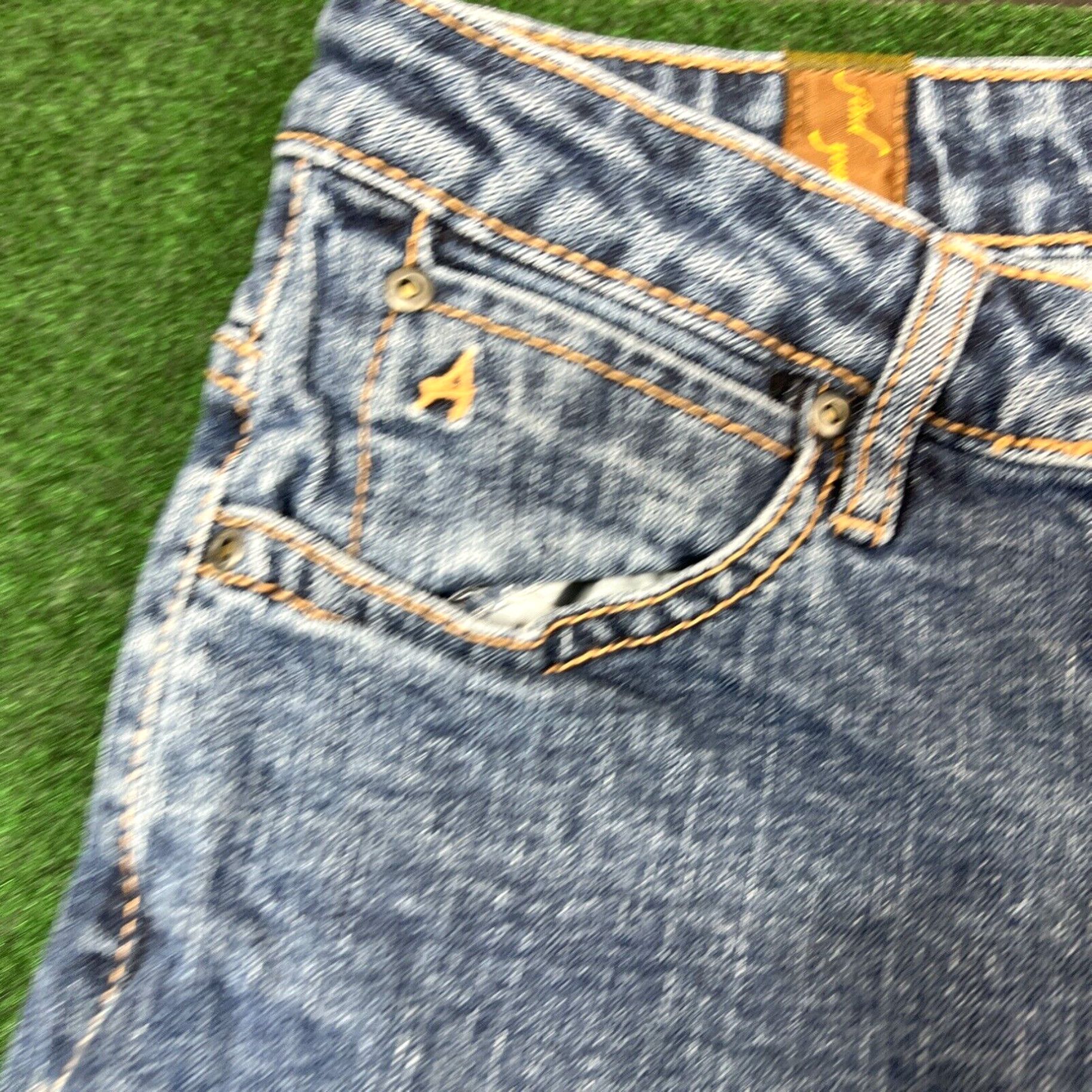 Wrangler Wrangler Aura Short Rise Jeans Womens 6p Petite 27x29 Blue Straight Size 28" / US 6 / IT 42 - 3 Thumbnail