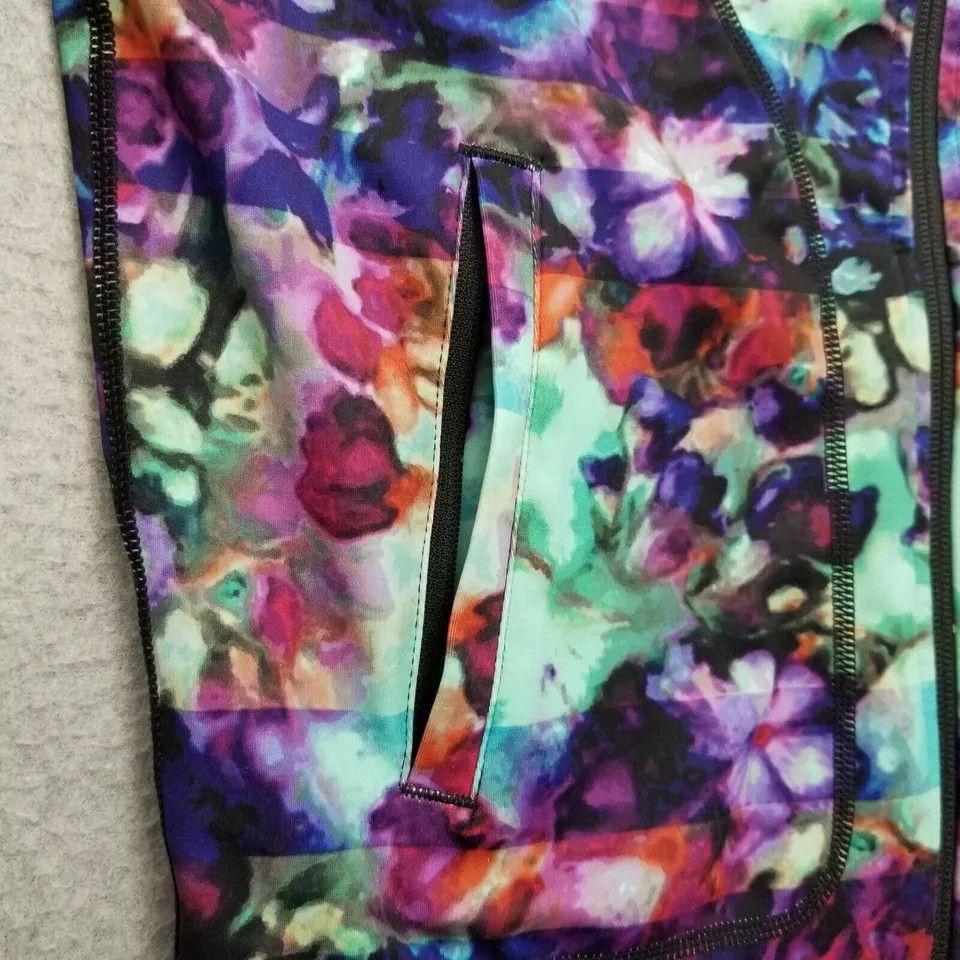 Athleta Athleta Jacket Womens XS Floral Activewear Sweatshirt Size XS / US 0-2 / IT 36-38 - 3 Thumbnail