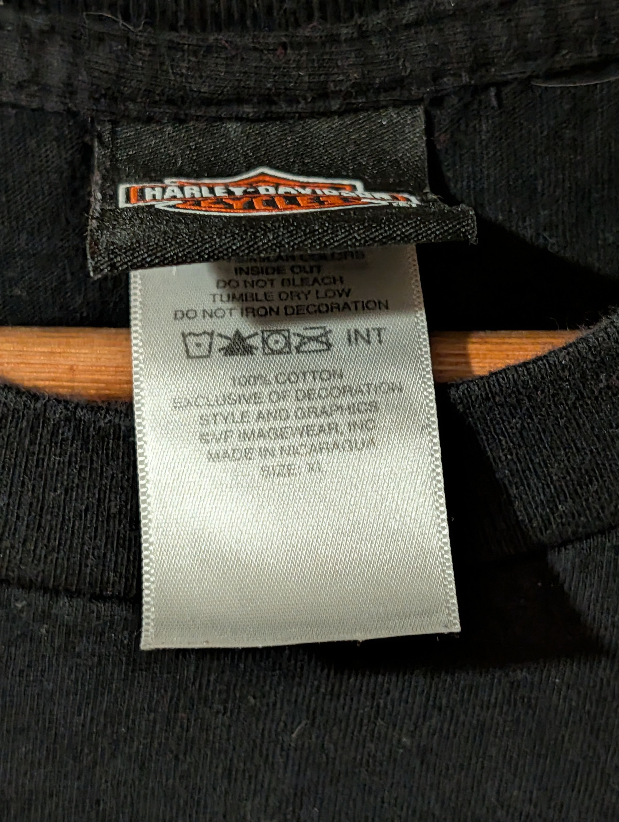 Harley Davidson Vintage 2011 Harley Davidson Motorcycle Live to Ride T-Shirt Size US XL / EU 56 / 4 - 4 Thumbnail