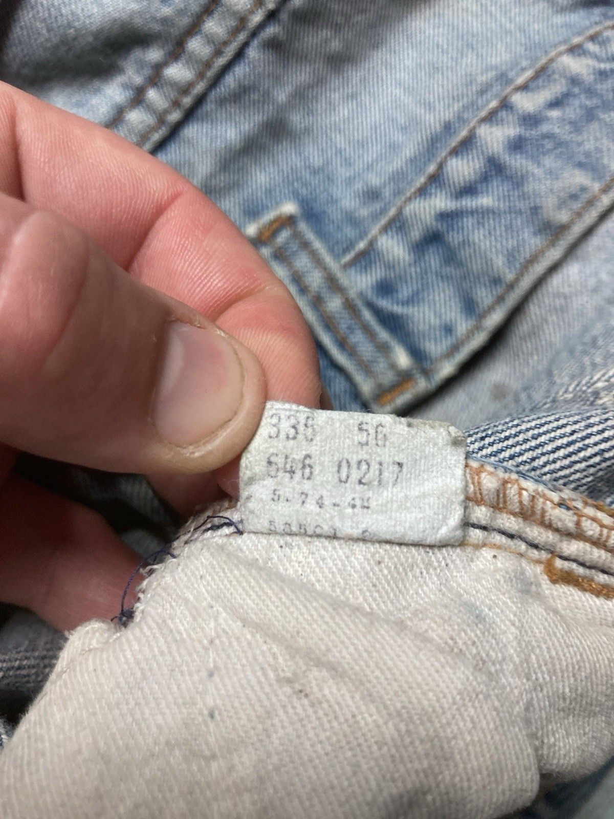 Levi's × Vintage 70s Levi’s 646 0217 jeans bell bottom faded distressed 31x30 Size US 31 - 7 Thumbnail