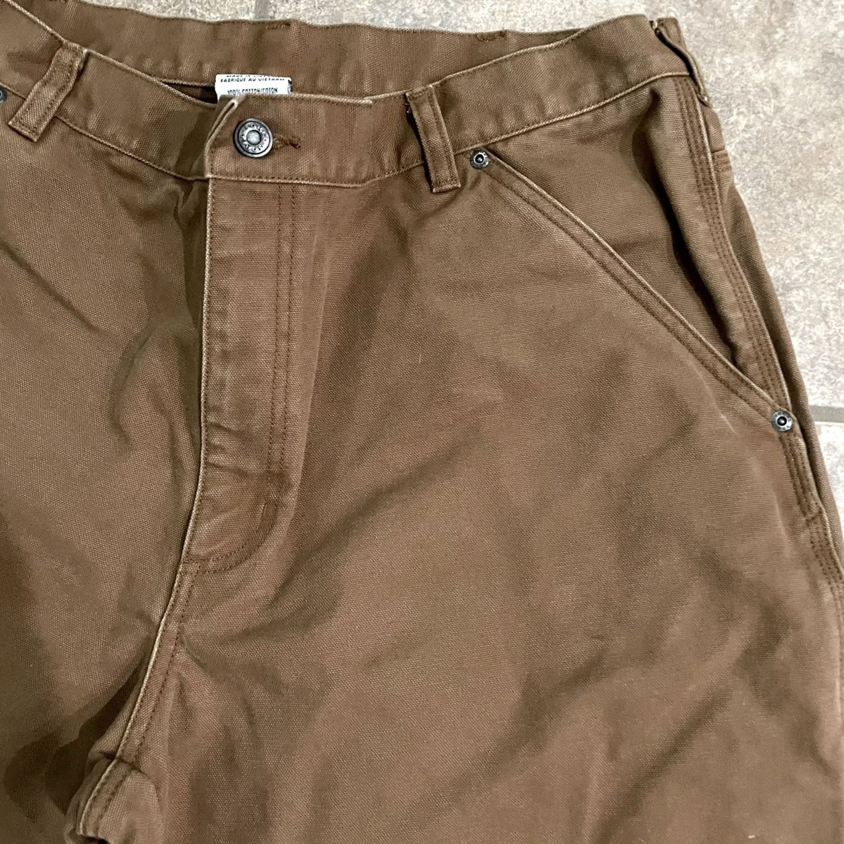 SOREL Sorel Pants Mens 38x32 Cotton Brown Dress Pants Size US 38 / EU 54 - 2 Thumbnail