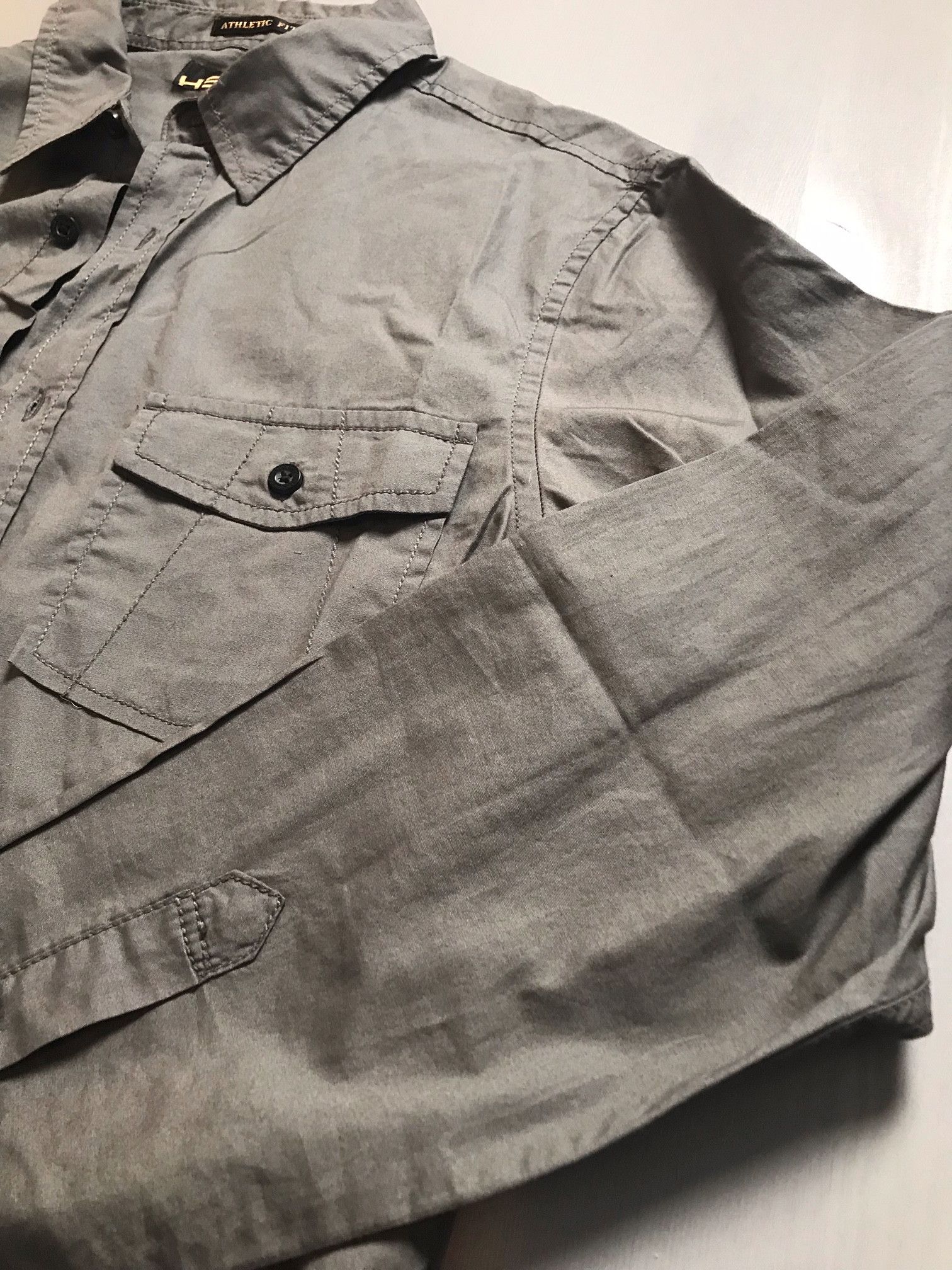 Helix Helix Grey Button-Down Longsleeve Size US S / EU 44-46 / 1 - 3 Thumbnail