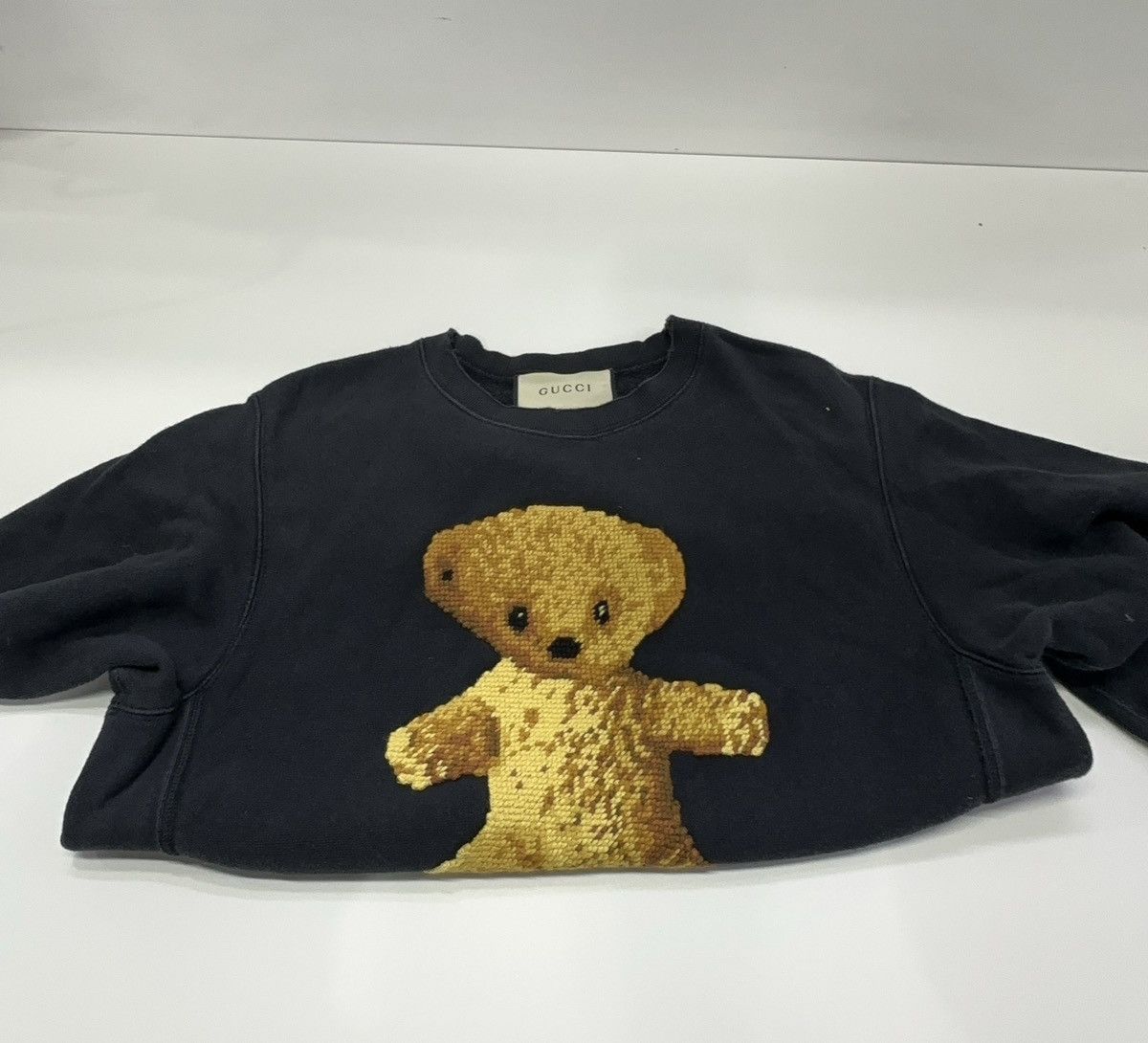 Gucci Gucci sweatshirt with a needlepoint teddy bear Sweatshirt Size US XS / EU 42 / 0 - 7 Thumbnail