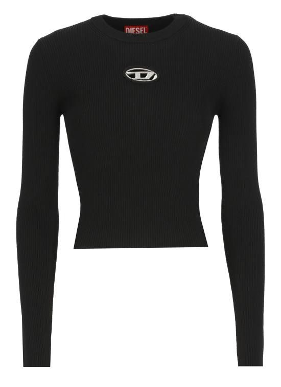 Diesel DIESEL Women Sweater A15328 0DLAX9XX Black Size M / US 6-8 / IT 42-44 - 1 Thumbnail