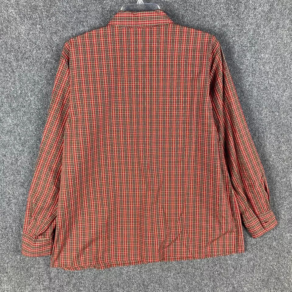 Other Elisabeth Button Up Top Women's Size 14 Long Sleeve Plaid Size XL / US 12-14 / IT 48-50 - 6 Thumbnail