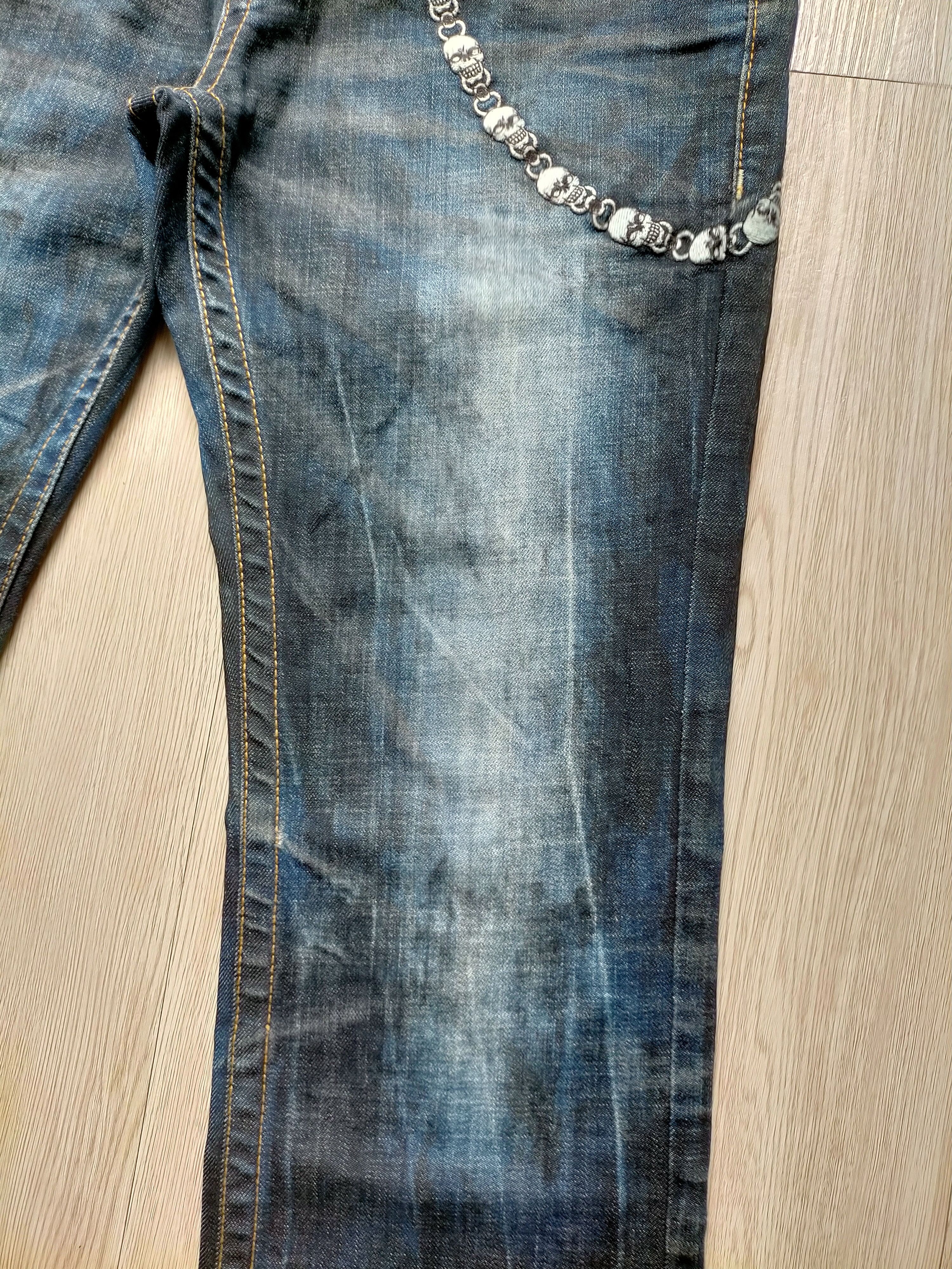 If Six Was Nine Flare Jeans Red Pepper Embroidered Boot cut Jeans Size US 29 - 9 Thumbnail