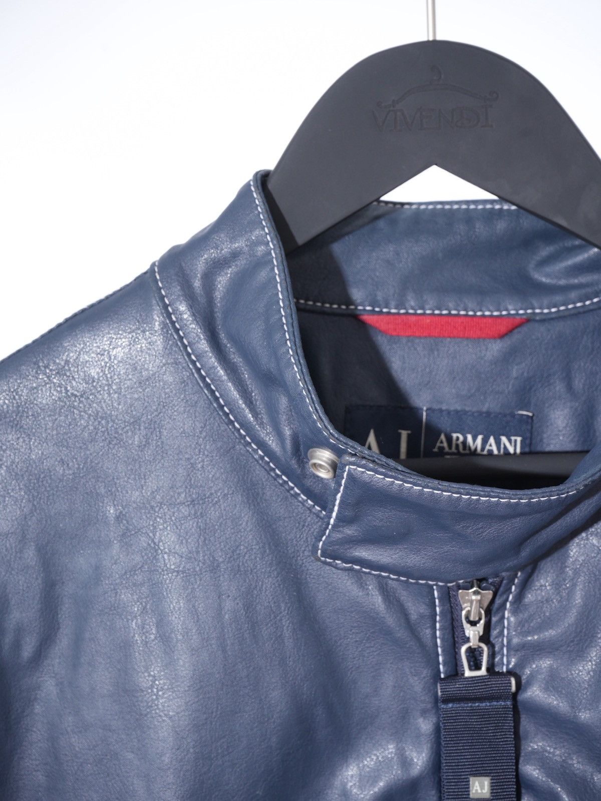 Armani ARMANI Jacket Work Harrington Style Biker Motorcycle Bomber Size US L / EU 52-54 / 3 - 2 Thumbnail