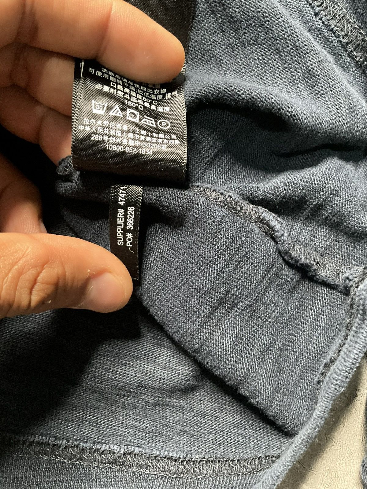 RRL Ralph Lauren RRL Indigo Dyed RRL 36 Logo Sweatshirt Size US L / EU 52-54 / 3 - 9 Thumbnail