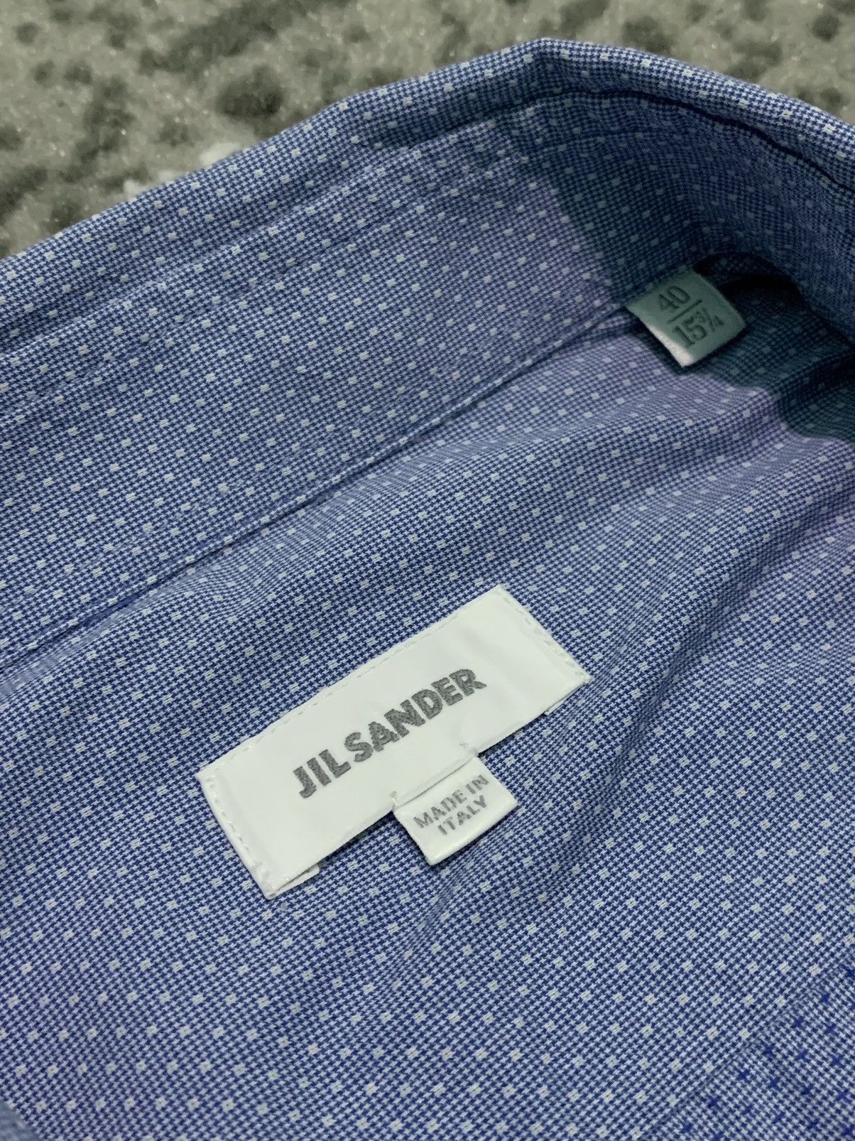 Jil Sander Jil Sander Made In Italy Textured Shirt Size US L / EU 52-54 / 3 - 3 Thumbnail