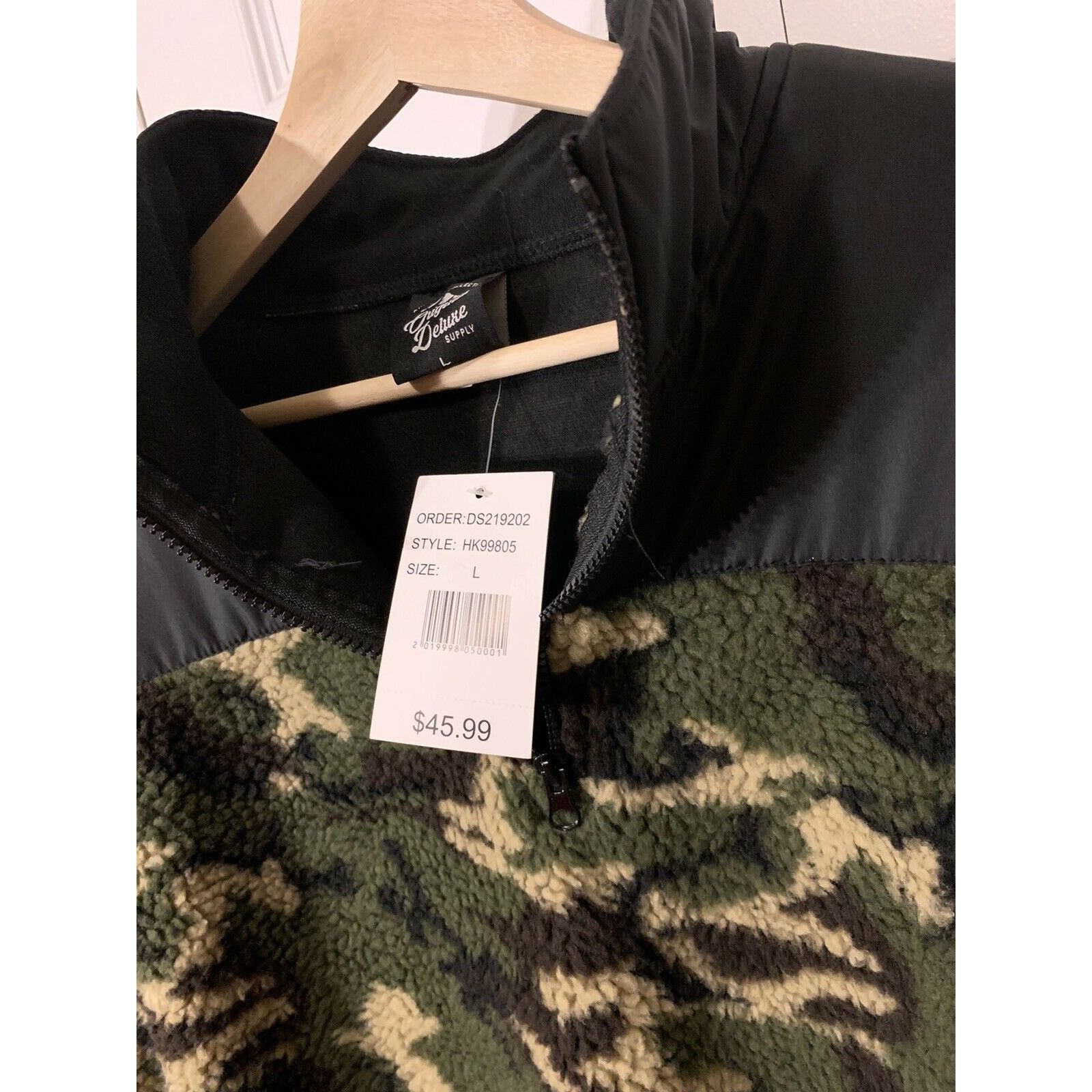 Other ORIGINAL DELUXE SUPPLY 1/4 Zip Pullover Polar Fleece Camo Ja Size US L / EU 52-54 / 3 - 2 Thumbnail