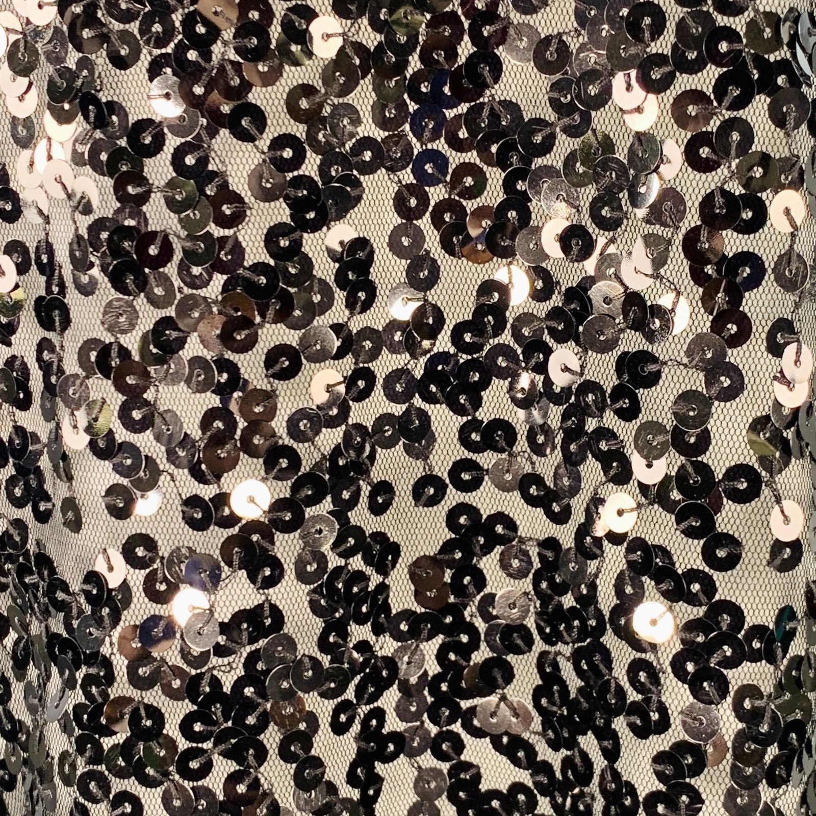 DKNY DKNY Size 0 Black Nylon Sequined Racerback Tank Dress Top Size XS / US 0-2 / IT 36-38 - 2 Thumbnail