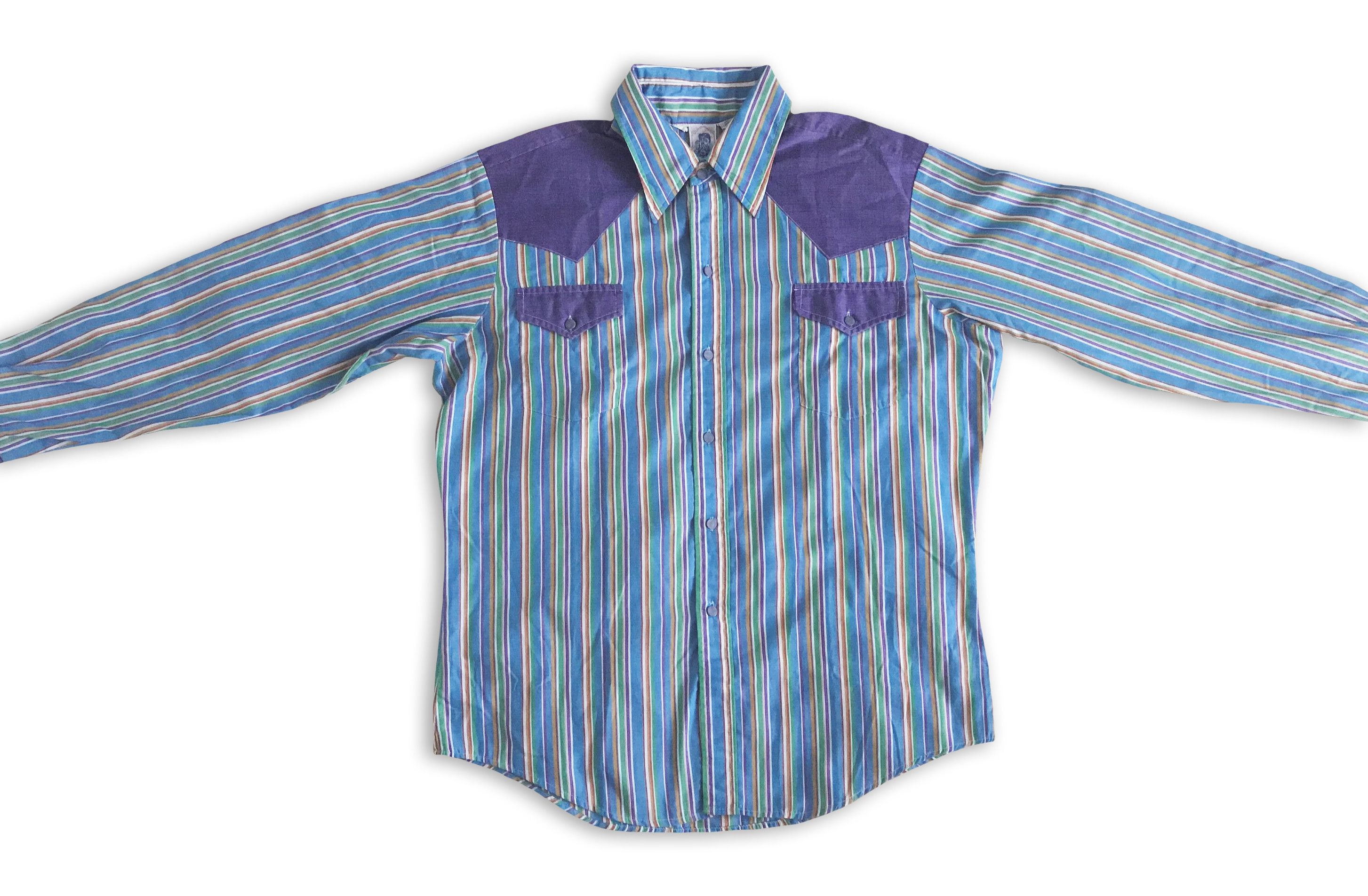 Kennington Ltd. Vintage 60s 70s KENNINGTON LTD. Button Up Shirt Striped XL Size US XL / EU 56 / 4 - 6 Thumbnail