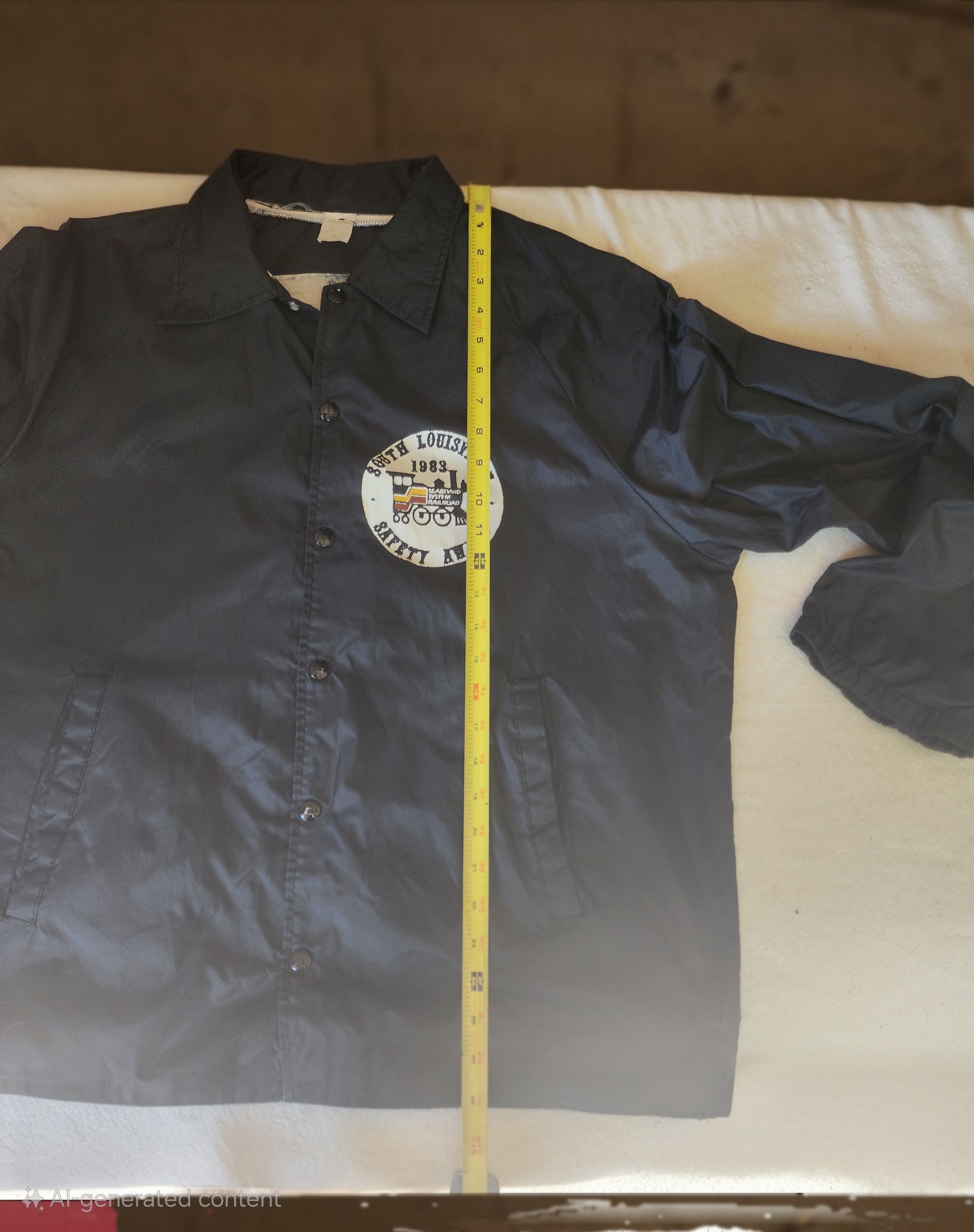 Other VTG 1983 Seaboard System Railroad Safety Award Jacket L Size US L / EU 52-54 / 3 - 11 Thumbnail