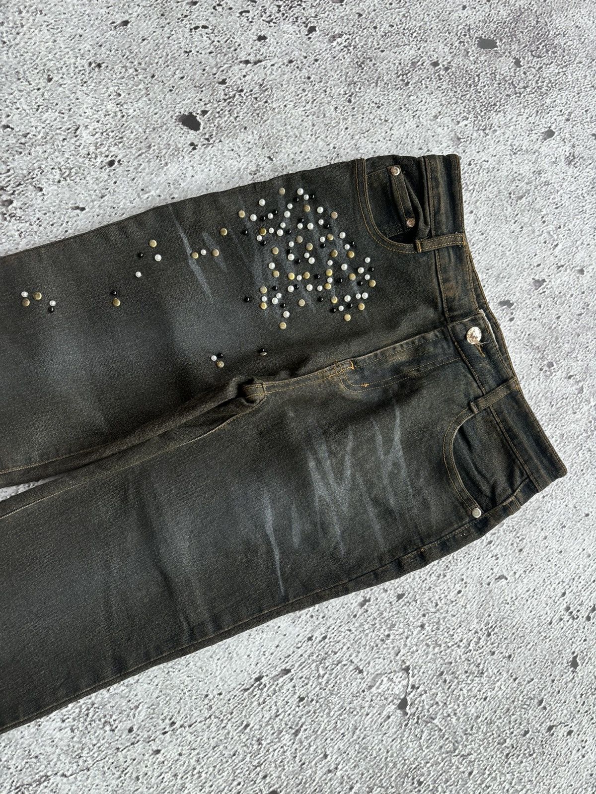 Tornado Mart 2000's Flare Haphazird Bootcut tornado style pants Size 27" / US 4 / IT 40 - 7 Thumbnail