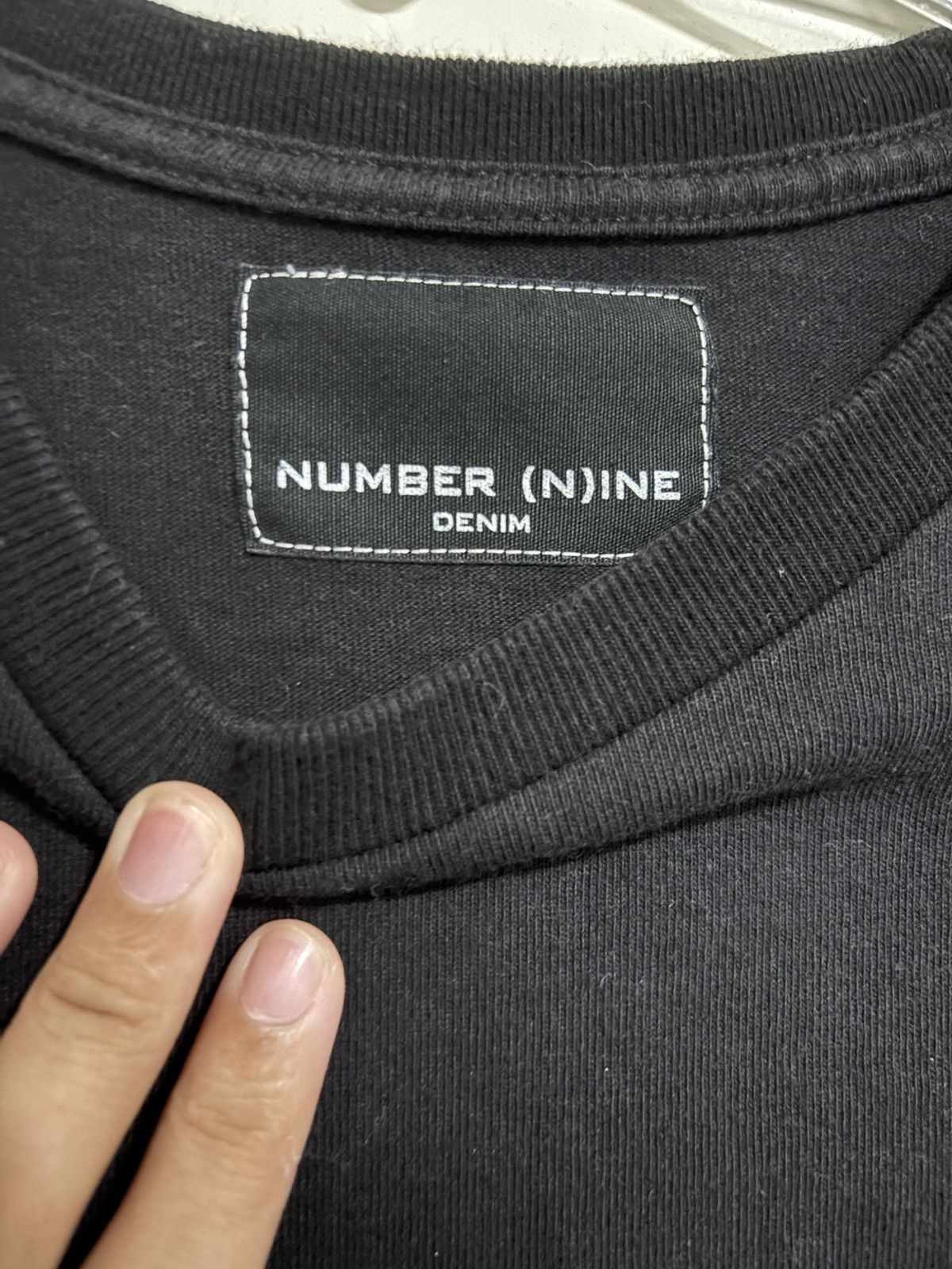 Number (N)ine number nine denim pocket tee Size US XS / EU 42 / 0 - 5 Thumbnail