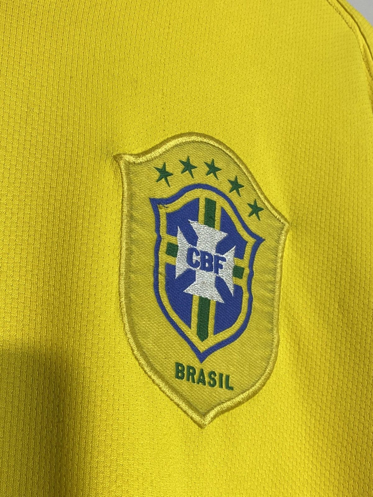 Nike Vintage 00s Nike Brazil National Team Retro Soccer Jersey Size US M / EU 48-50 / 2 - 4 Thumbnail