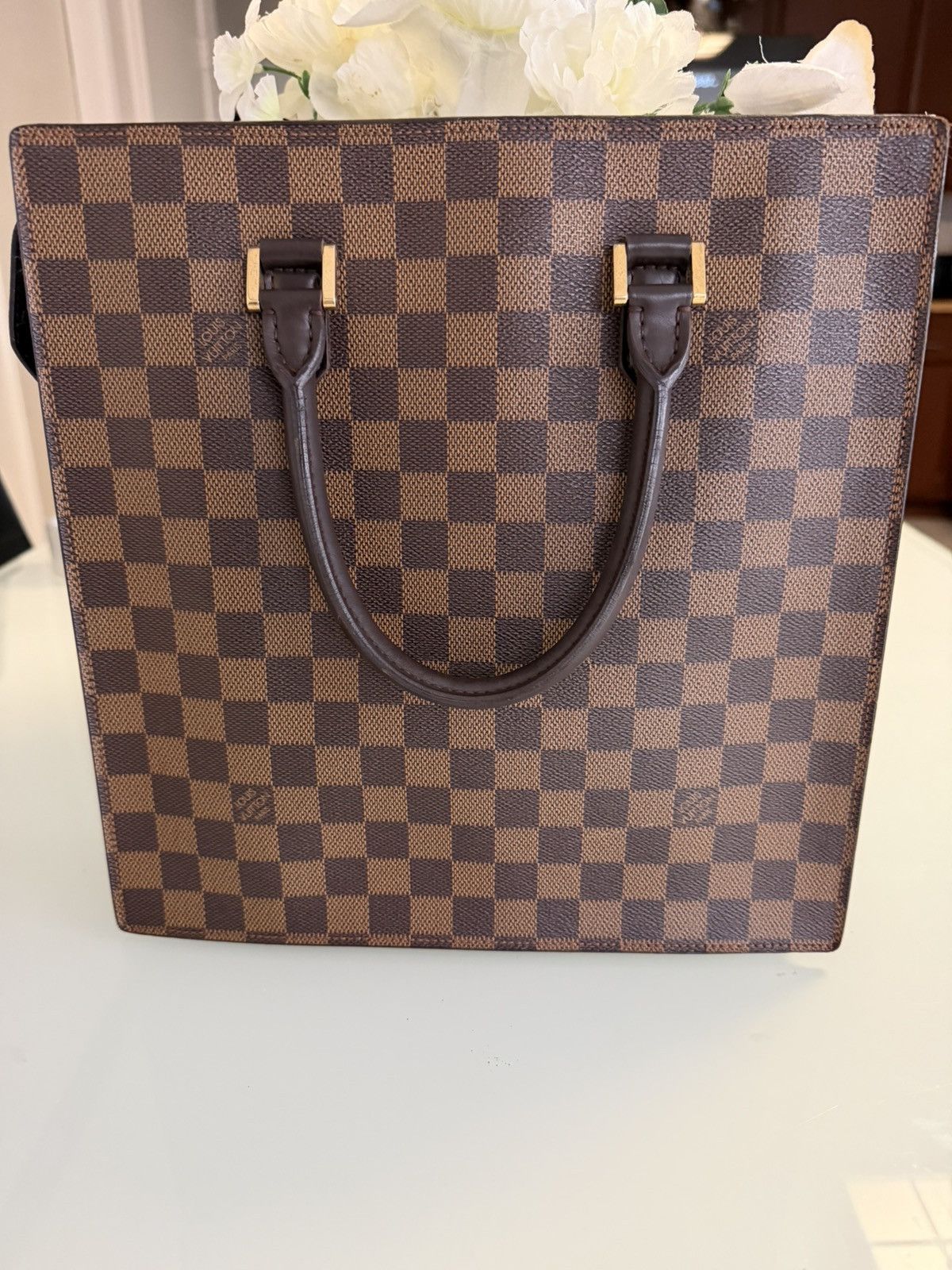 Louis Vuitton Louis Vuitton LV Hand Bag Venice PM Brown Damier Size ONE SIZE - 4 Thumbnail