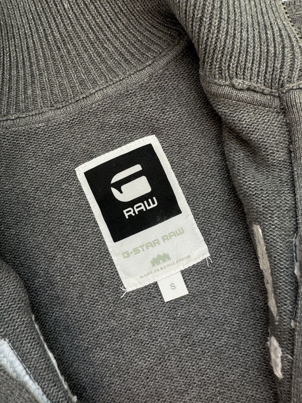 G-Star G-Star Raw knitted big logo vintage sweater Size US S / EU 44-46 / 1 - 8 Thumbnail