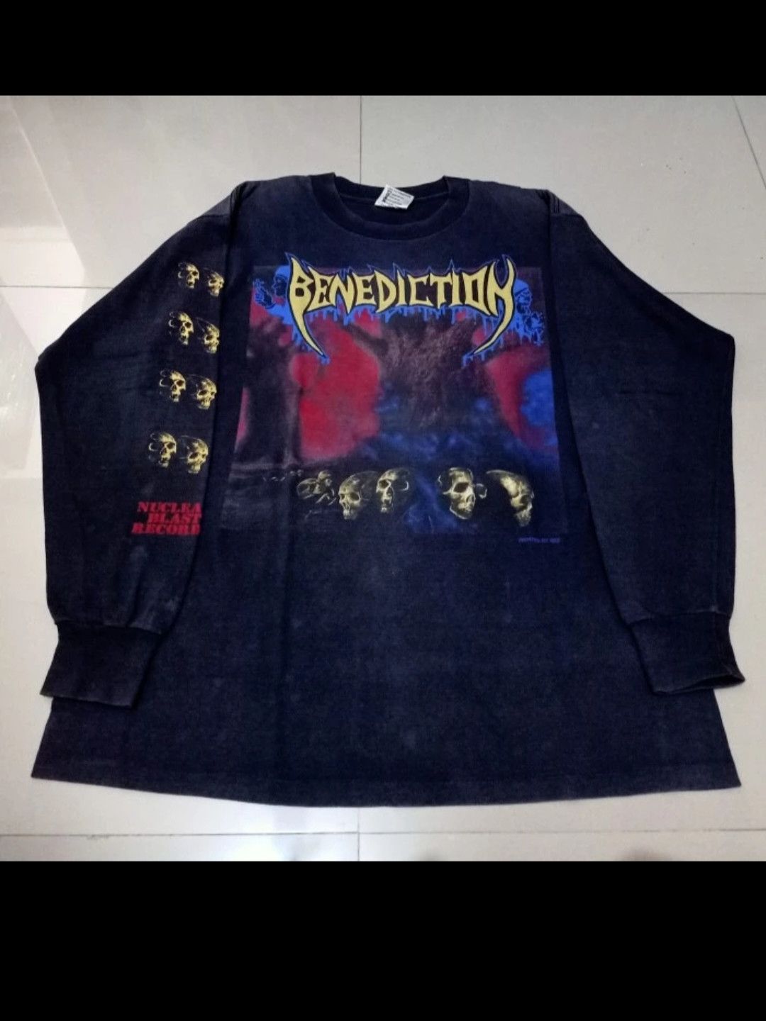 Band Tees × Vintage Long Sleeve Benediction Grand The Leveller Vintage Size US XL / EU 56 / 4 - 1 Thumbnail