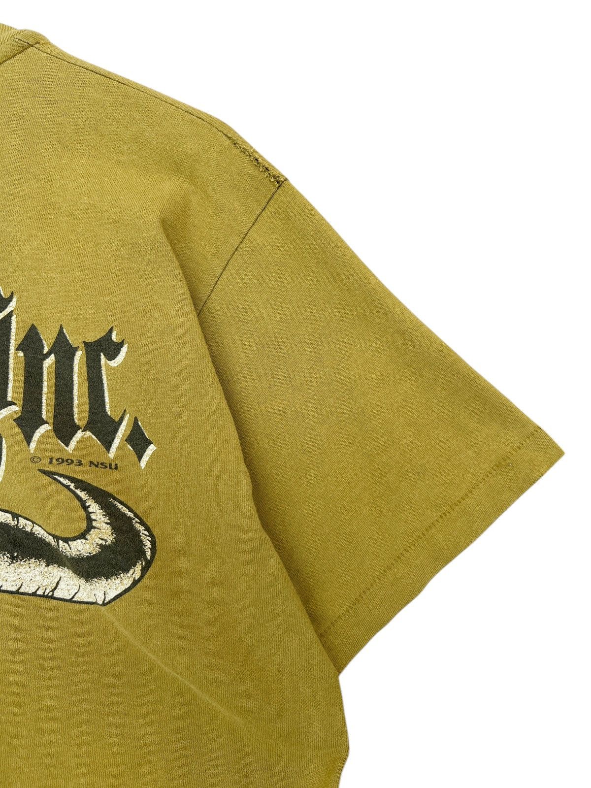 Vintage Vintage 90s Damage Inch Skull Single Stitch Skate Tees Size US M / EU 48-50 / 2 - 5 Thumbnail