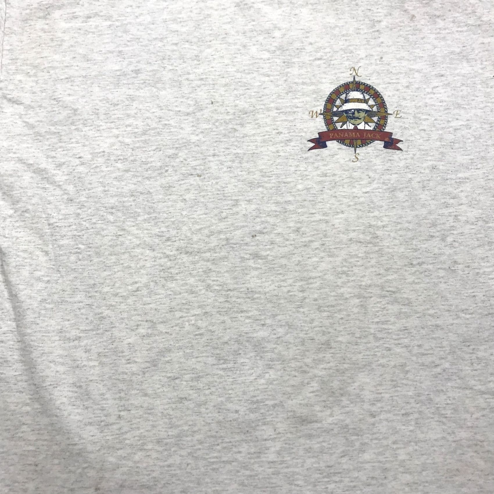 Panama Jack VINTAGE Panama Jack Shirt Mens XL Gray 90s Graphic Print Short Sleeve Crew Neck Cotton T-Shirt Logo All Seasons Summer Spring Fall Mens Size US XL / EU 56 / 4 - 6 Thumbnail