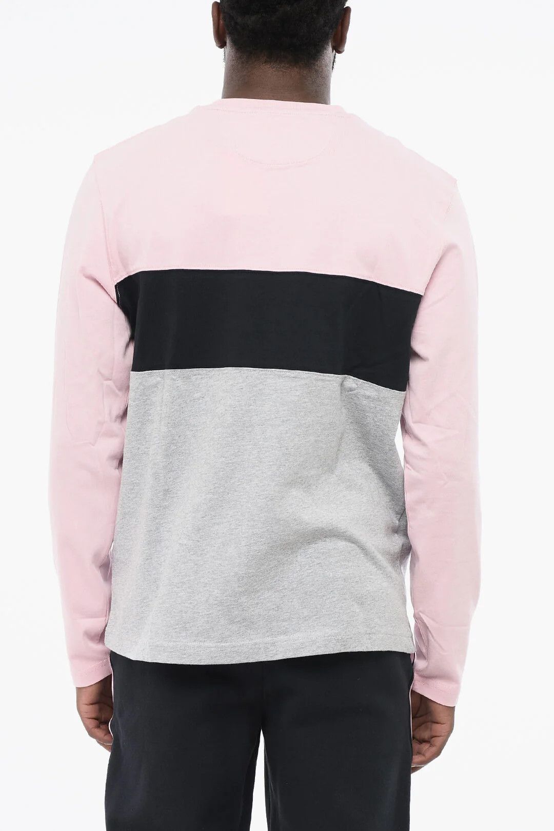Eden Park og1mm0426 Long-Sleeve Crewneck T-Shirt in Pink Size US XL / EU 56 / 4 - 2 Thumbnail