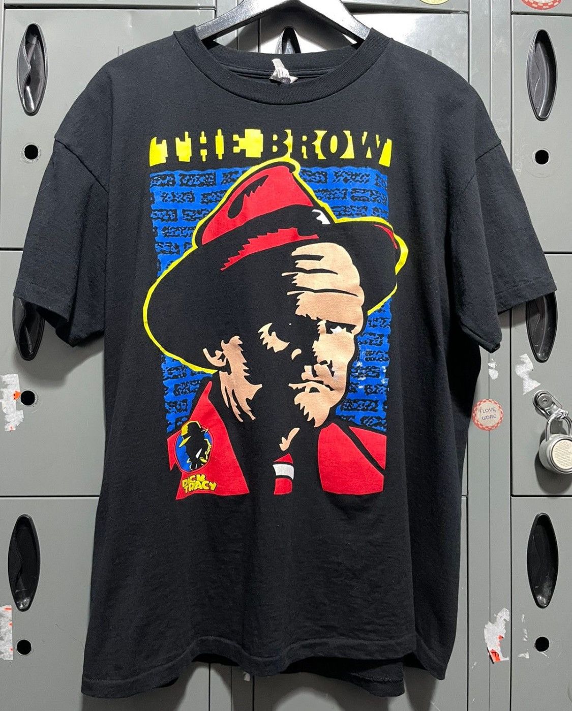 image of Dick Tracy Villain The Brow 90's Movie Art Mega Print in Black, Men's (Size XL)