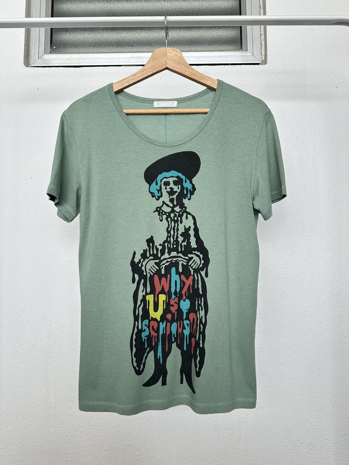 And A And A Japan '' Why U So Serious? '' graphic tee Size US S / EU 44-46 / 1 - 5 Thumbnail