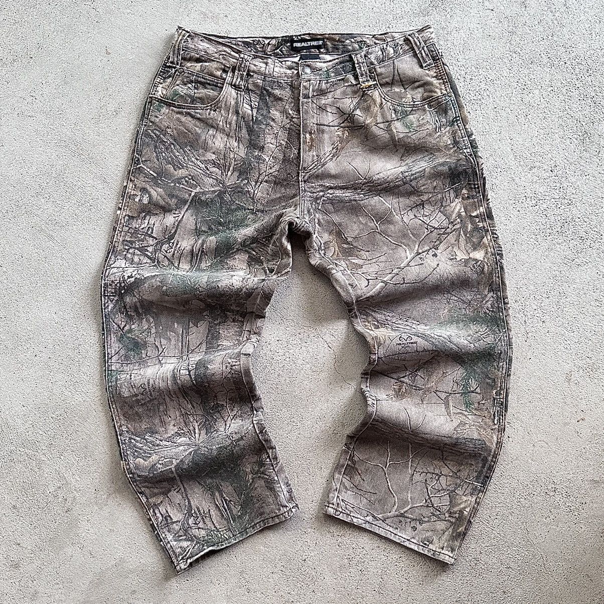 Carhartt × Realtree (38x30) Crazy Vintage Y2K Realtree Camo Carhartt Style Baggy Size US 38 / EU 54 - 1 Thumbnail