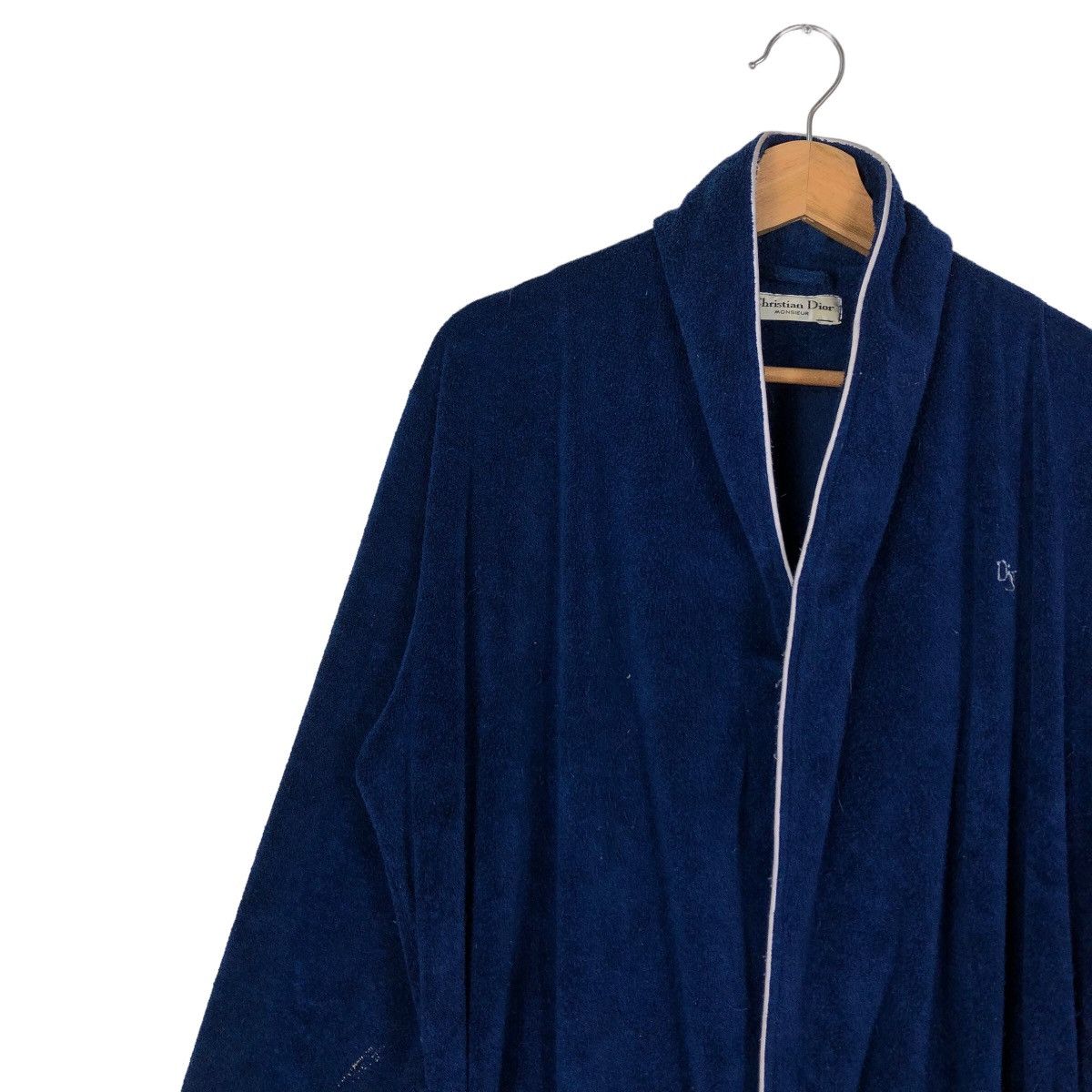 Christian Dior Monsieur 🔥Rich Blue - Wool Long Bath Robe Luxury Wear Size US M / EU 48-50 / 2 - 6 Thumbnail