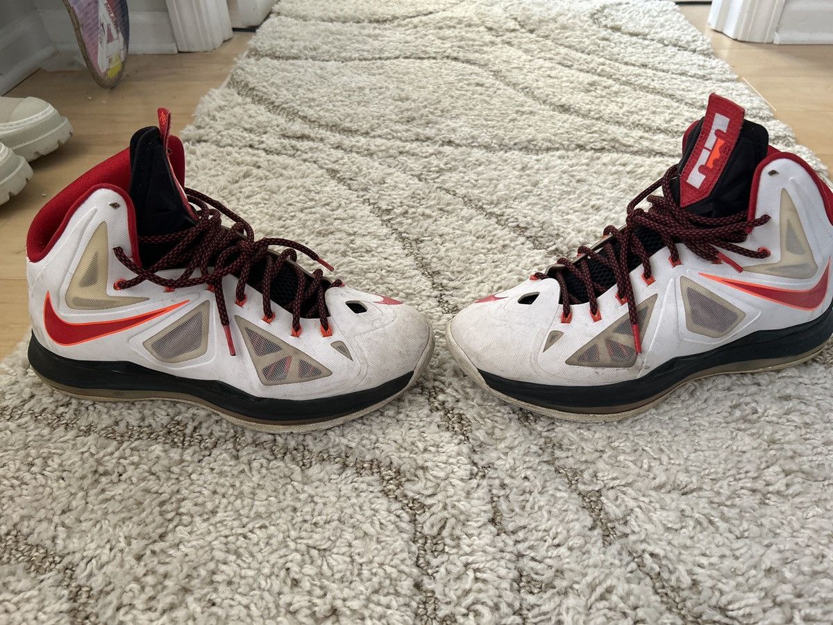 Nike Lebron 10 Heat Home Size 10 Size US 10 / EU 43 - 2 Thumbnail